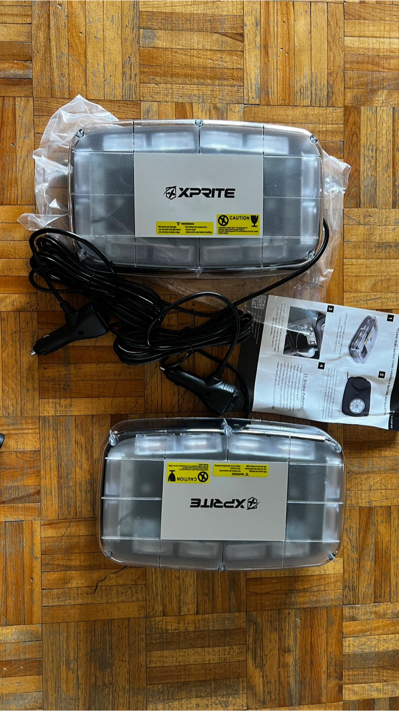 Amber led Xprite Mini Strobe Lights Set