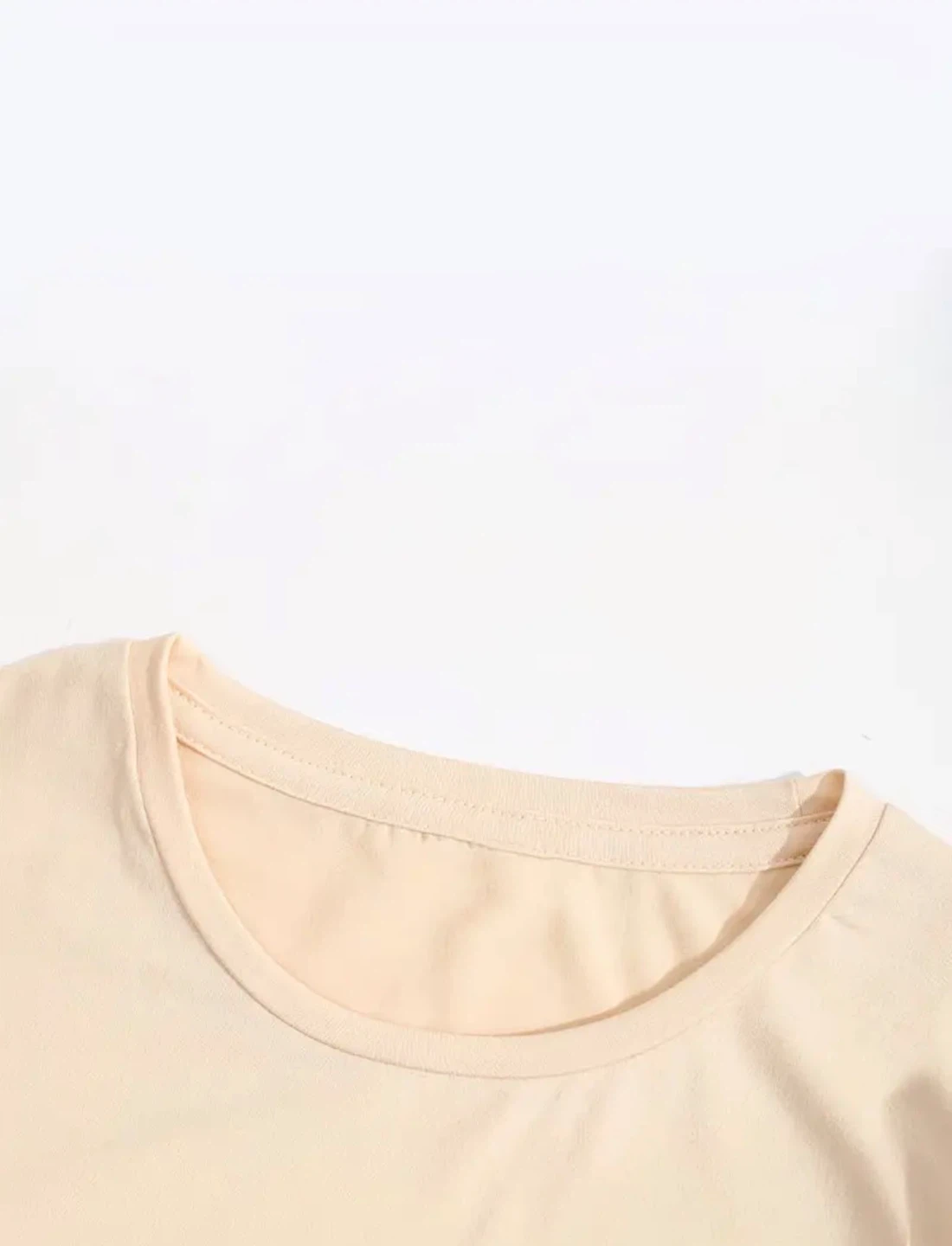 New Cream T-Shirt and Shorts Set - photo 5