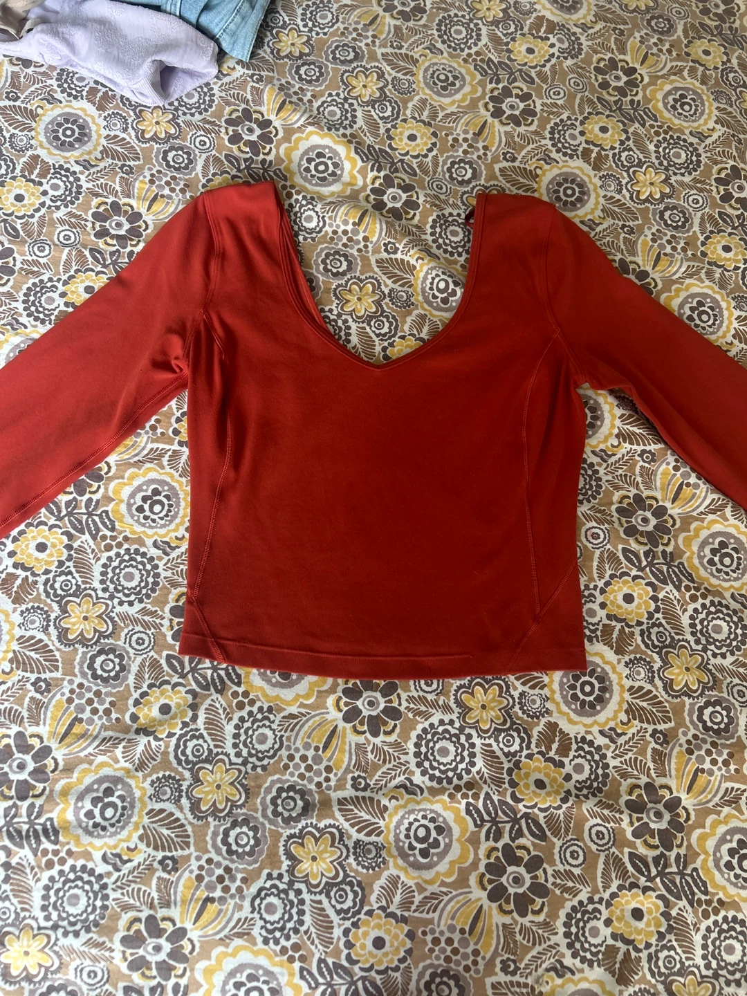 Lululemon Long Sleeve Top - Orange - photo 2