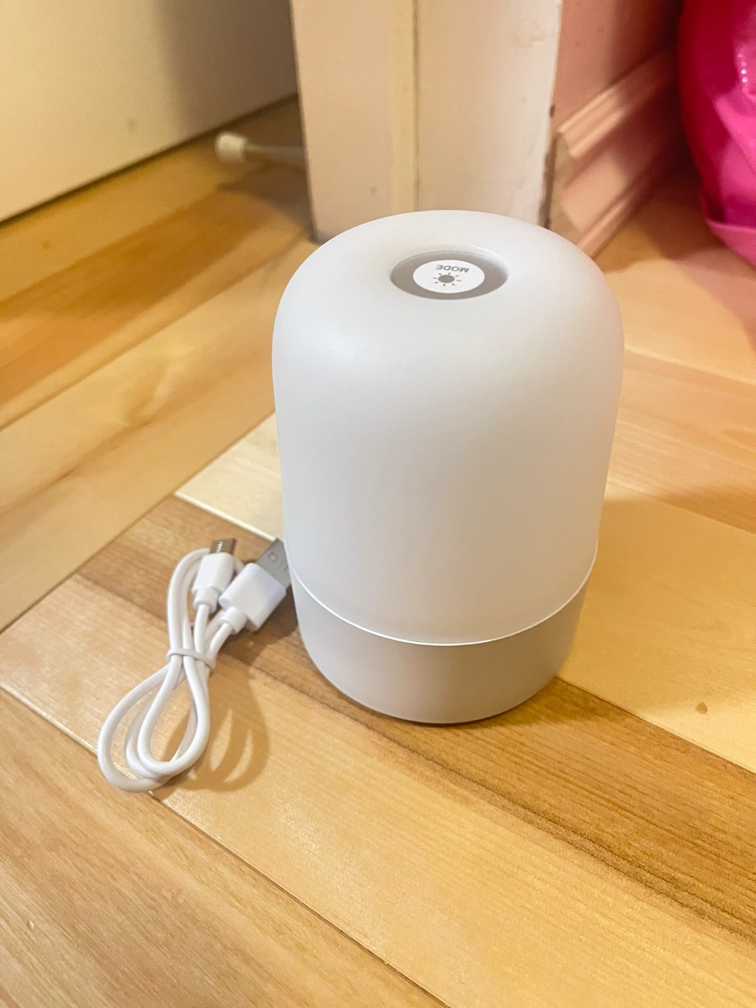 Portable LED Night Light with USB Charging Cable