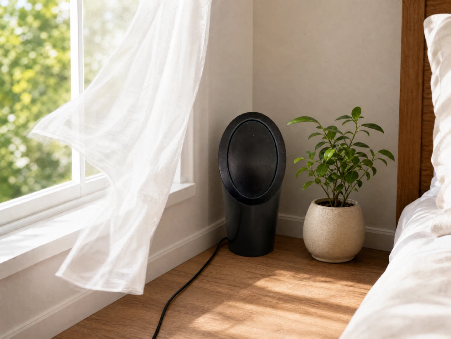 Shaklee Airsource Model 3000 Ionizer / Air Purifier in black.
