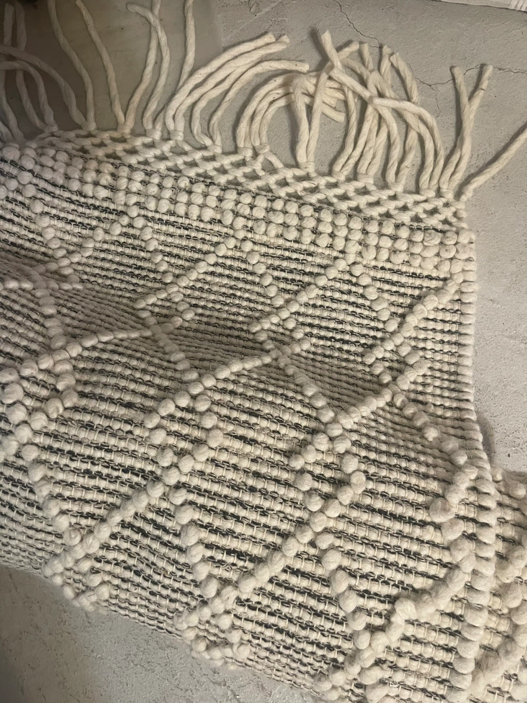 Woven wool  rug