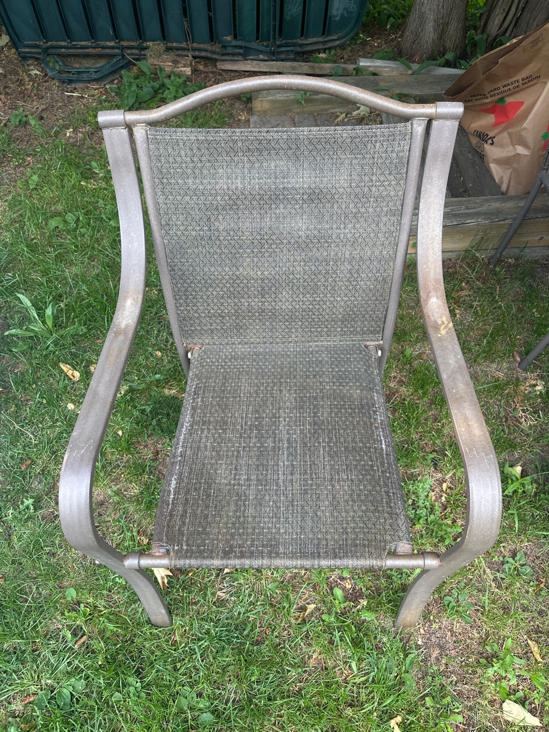 Patio Chair and Glass Table Set - photo 3