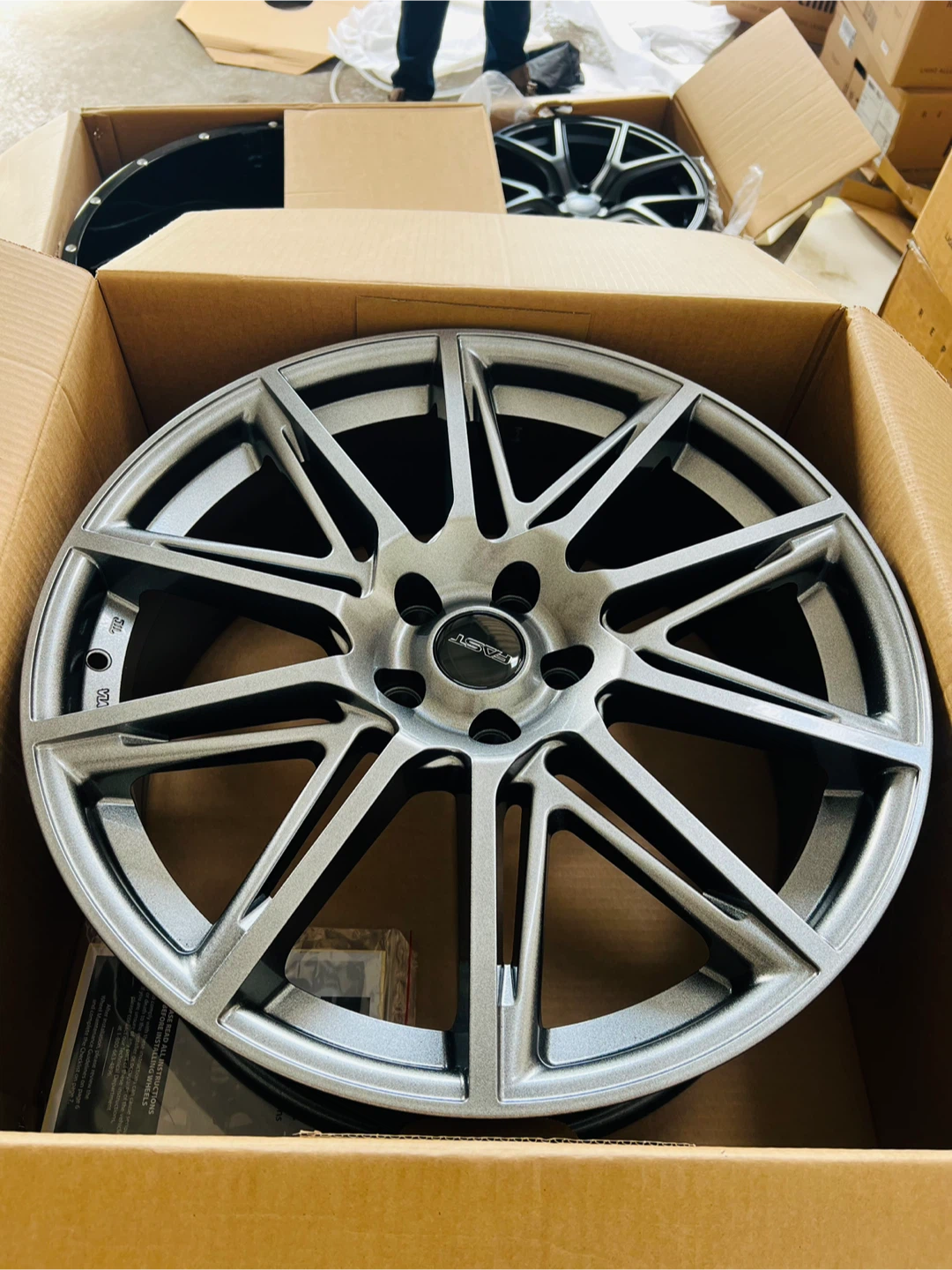 4 NEW 20 INCH FAST ALLOY WHEELS ON SALE 5x114.3 20x8.5 35 OFFSET