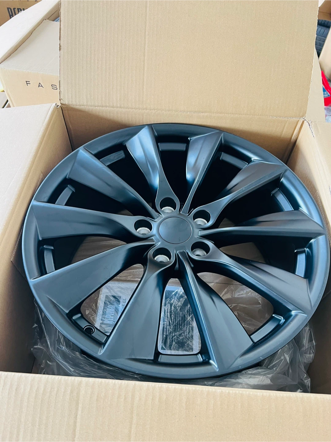 4 NEW 18 INCH TESLA REPLIKA WHEELS 5x114.3 18x8.5 35 OFFSET - photo 2