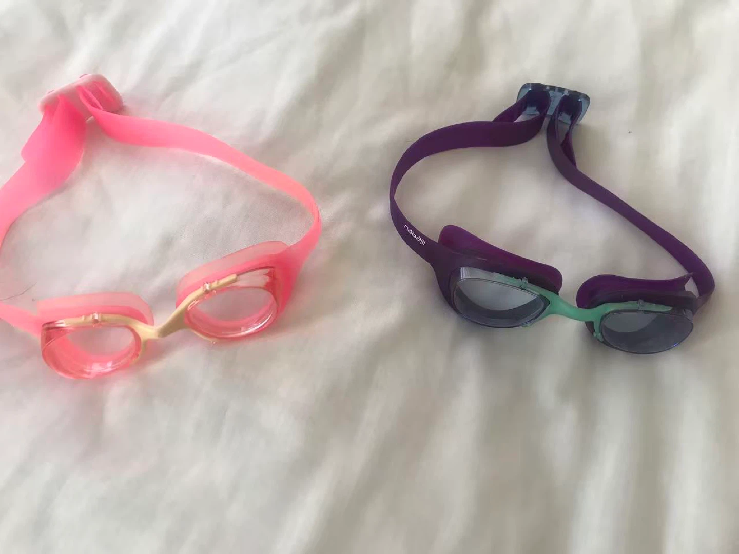 Swim Goggles and free Ivivva Blue Leotard set (Size 10)