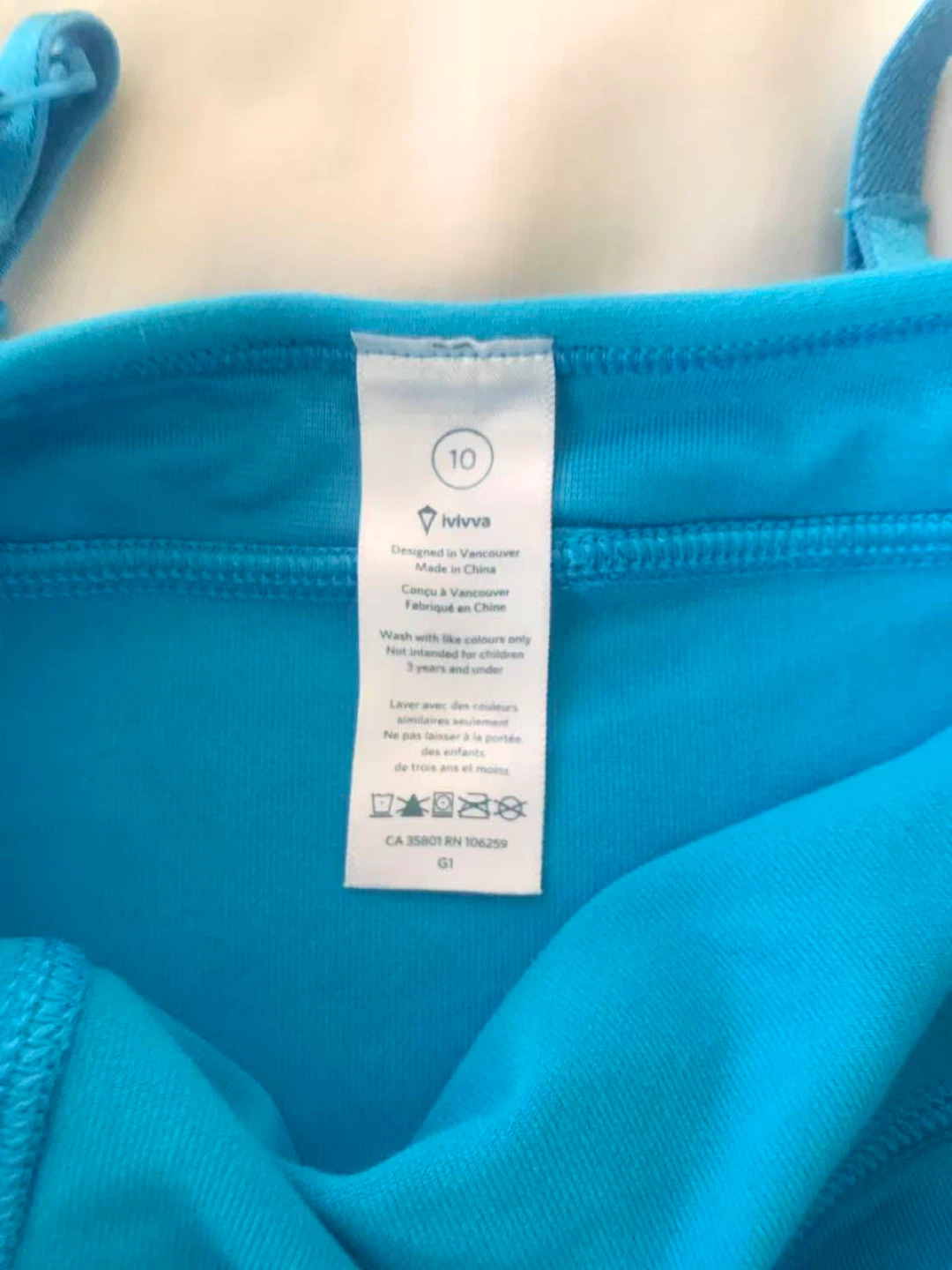 Swim Goggles and free Ivivva Blue Leotard set (Size 10) - photo 3