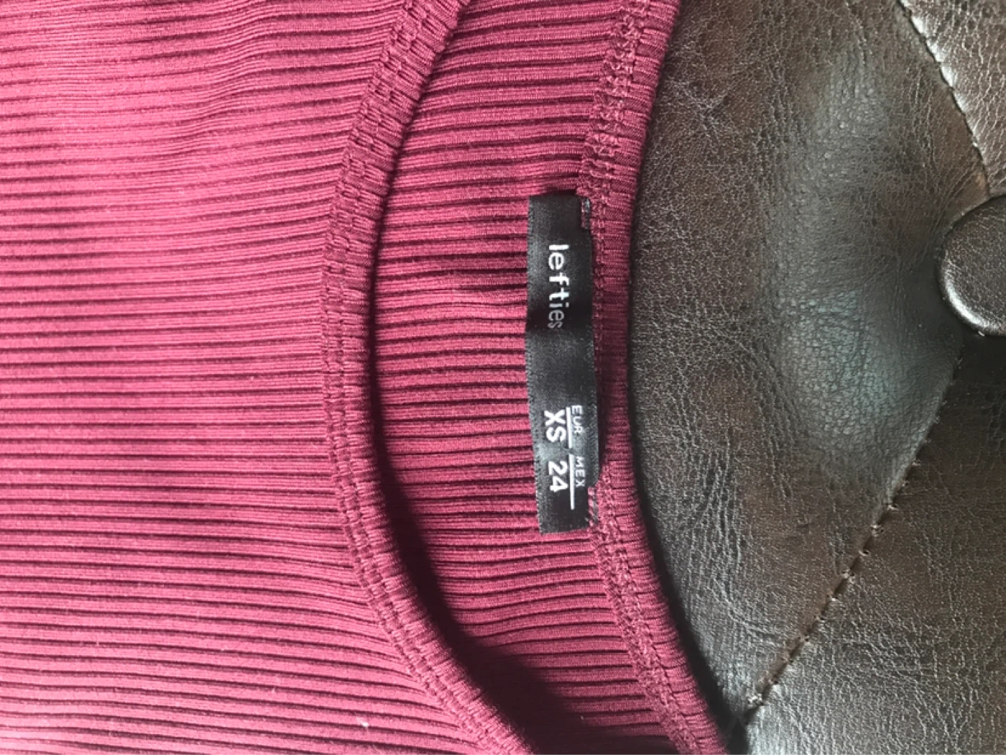 Lefties Ribbed Tank Top XS - photo 2