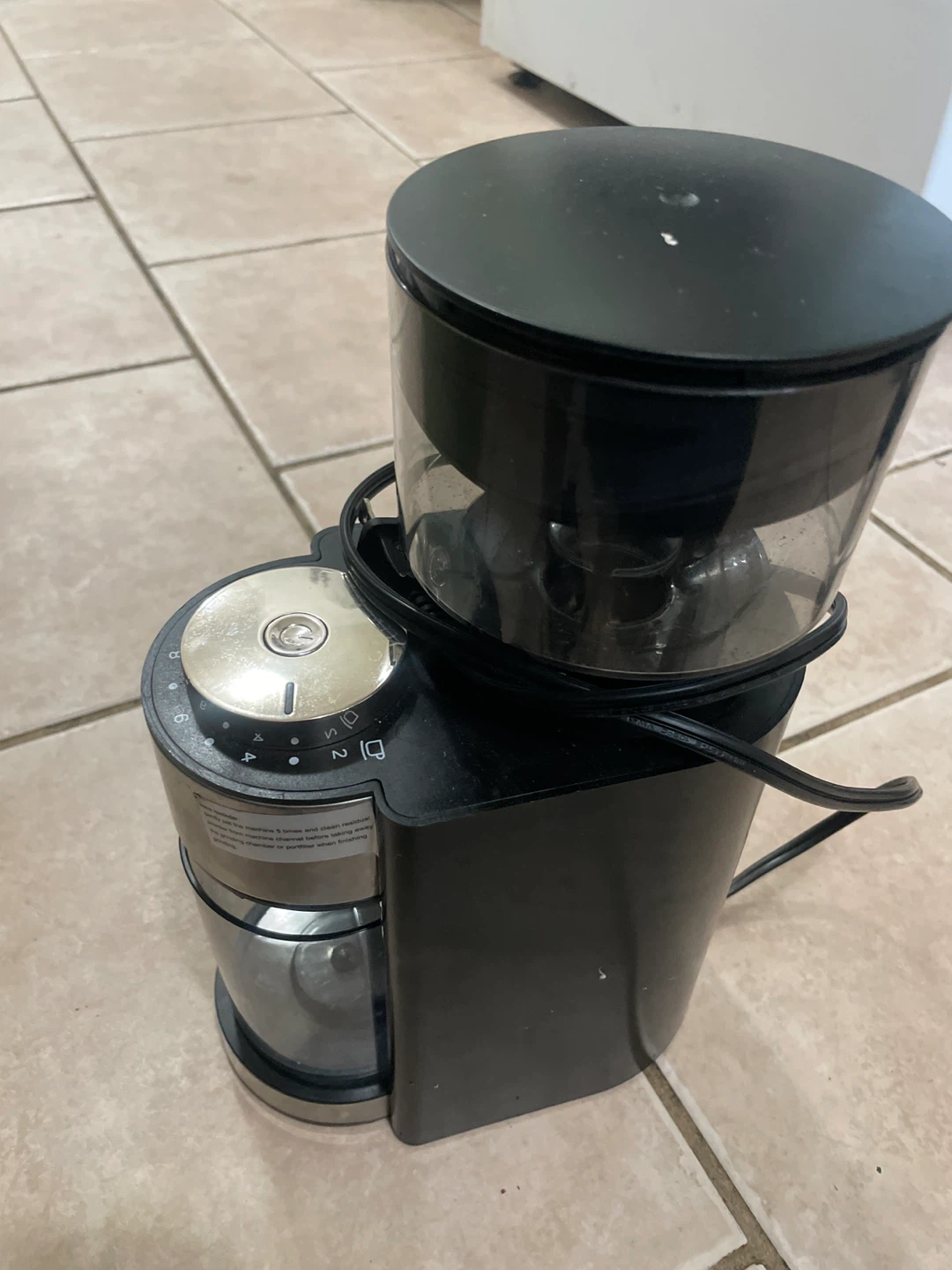 Coffee Bean Grinder, 150W Electric Burr