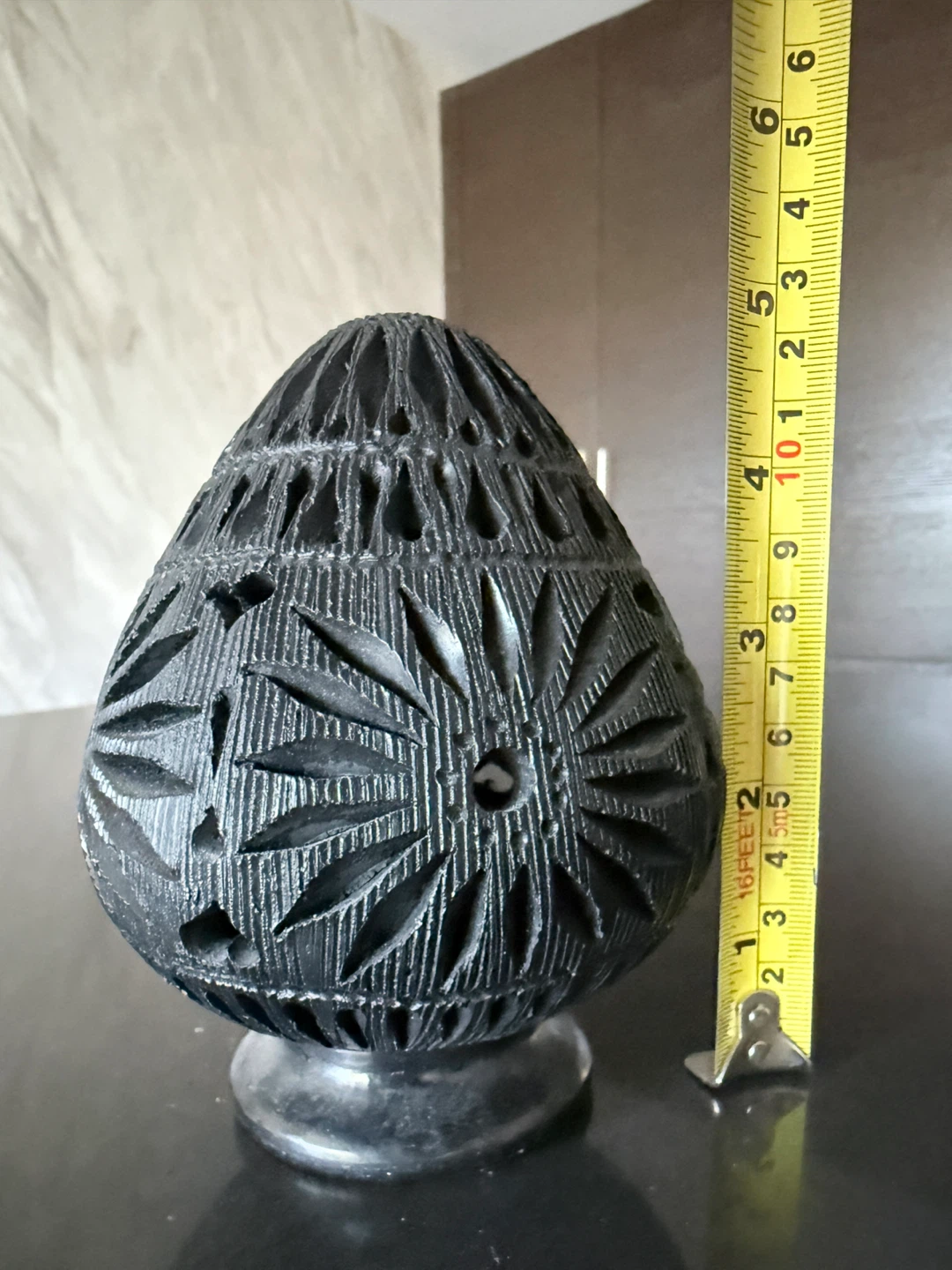 Wood Carved Black Decorative Art - photo 5