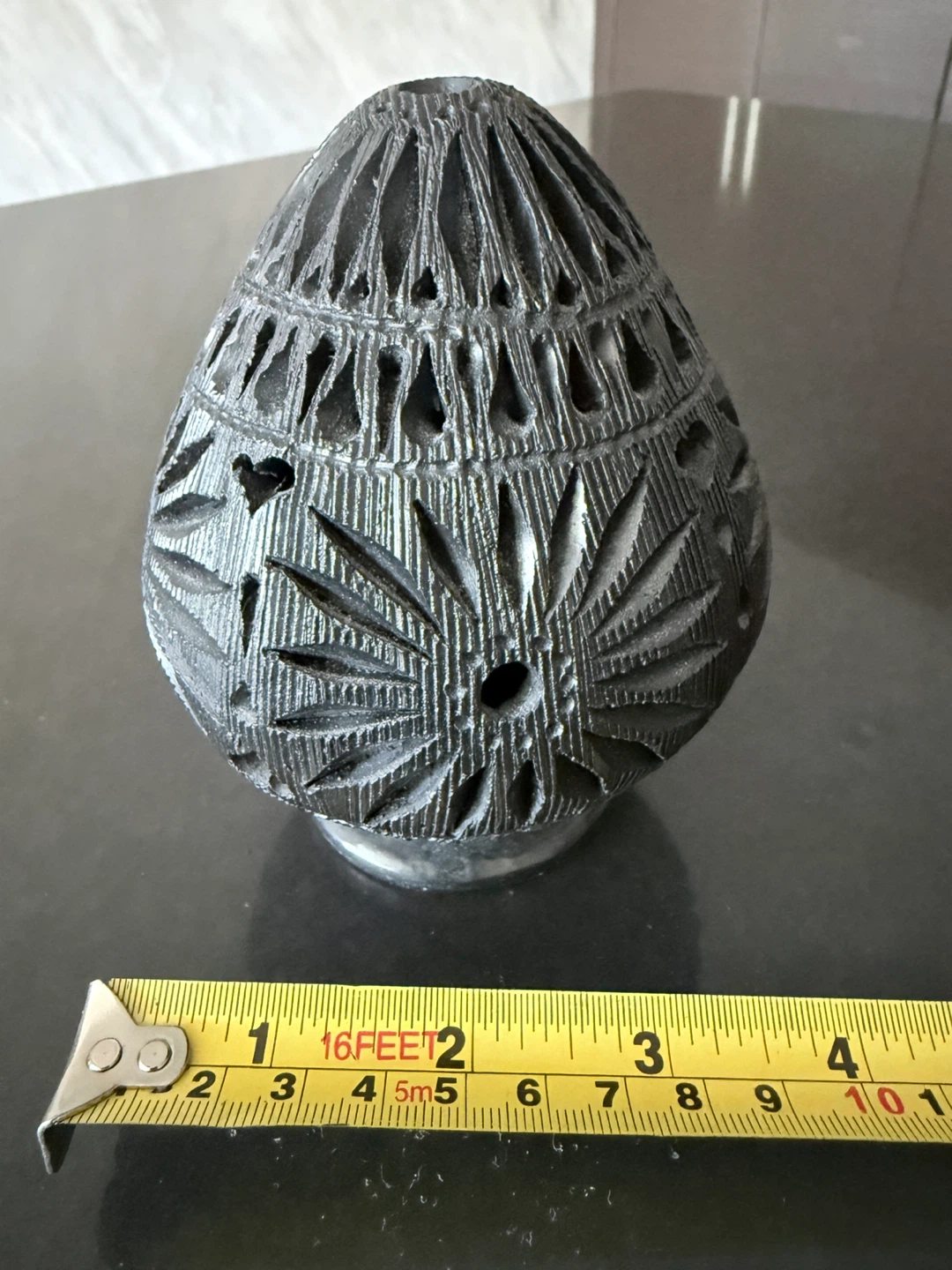 Wood Carved Black Decorative Art - photo 4