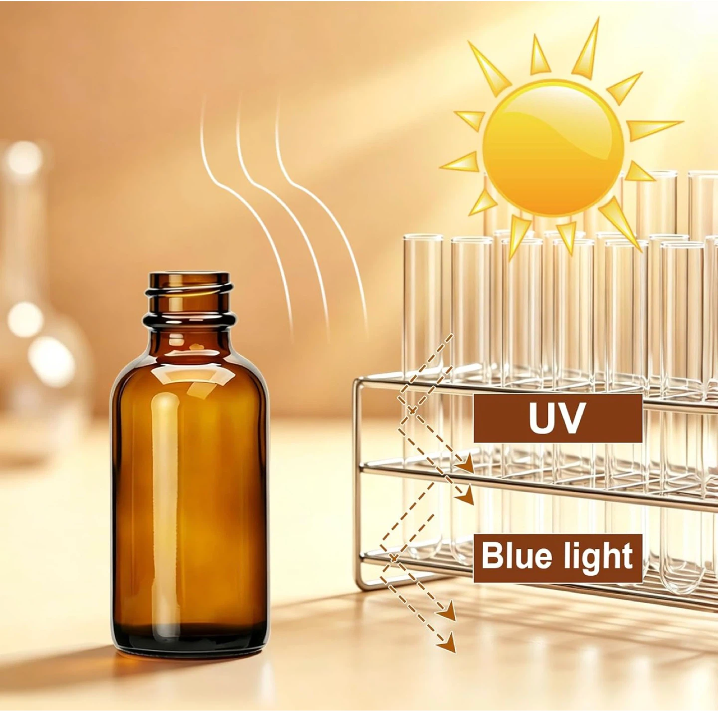 10 pack Amber Glass Dropper Bottles - - photo 4