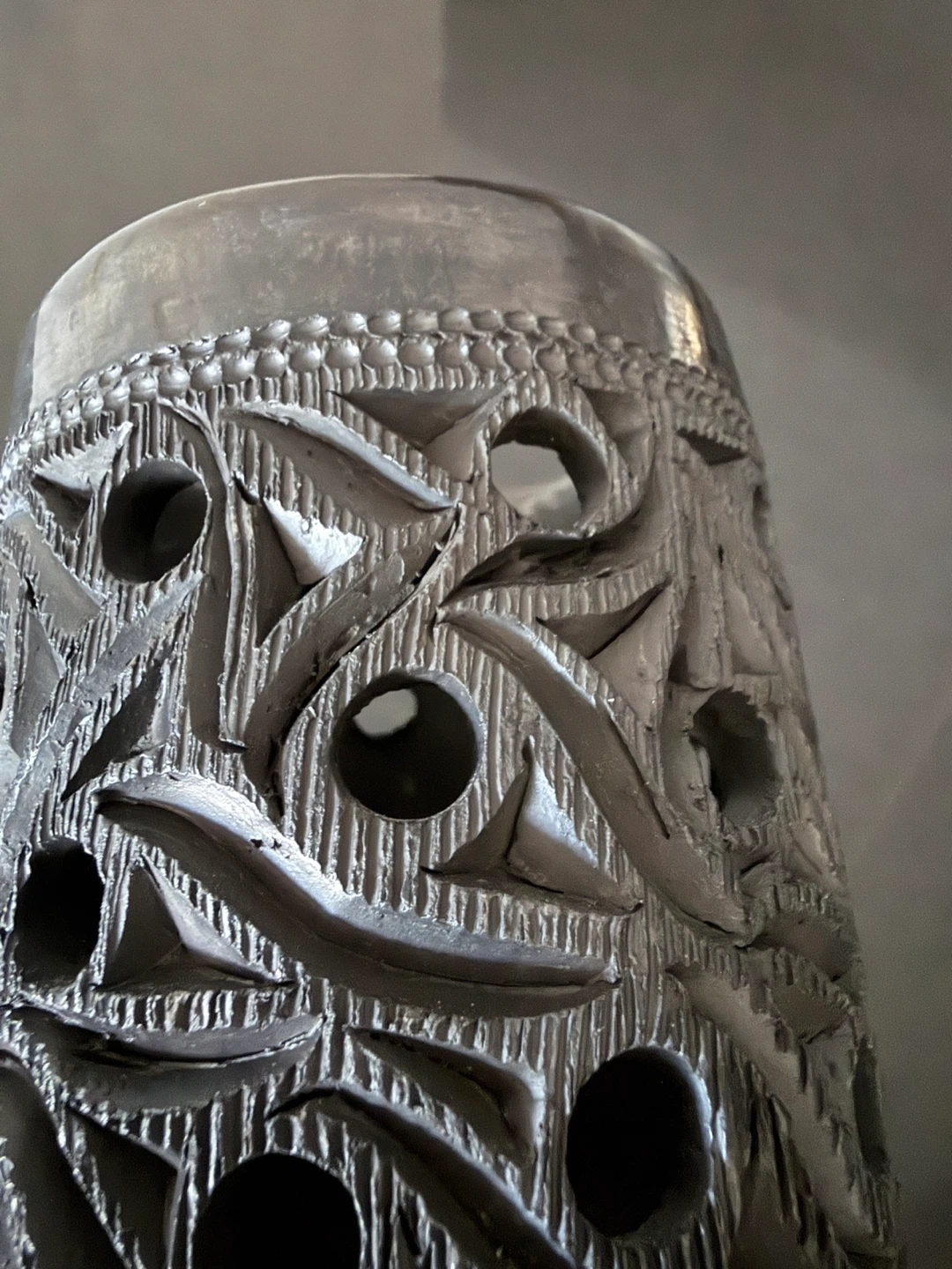 Carved Candle Holder - photo 5