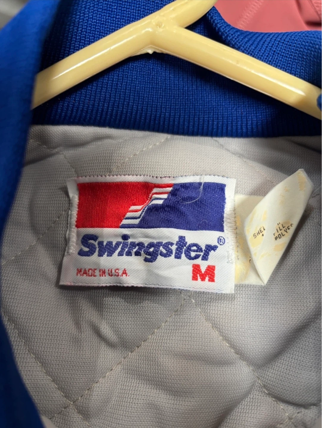 Swingster Chicago Cubs Satin Bomber Jacket - photo 3