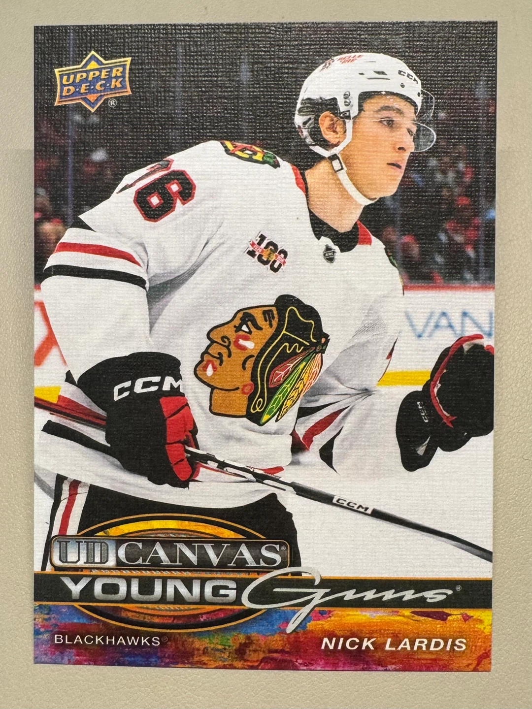 Upper Deck UD Canvas Young Guns Nick Lardis Hockey Card