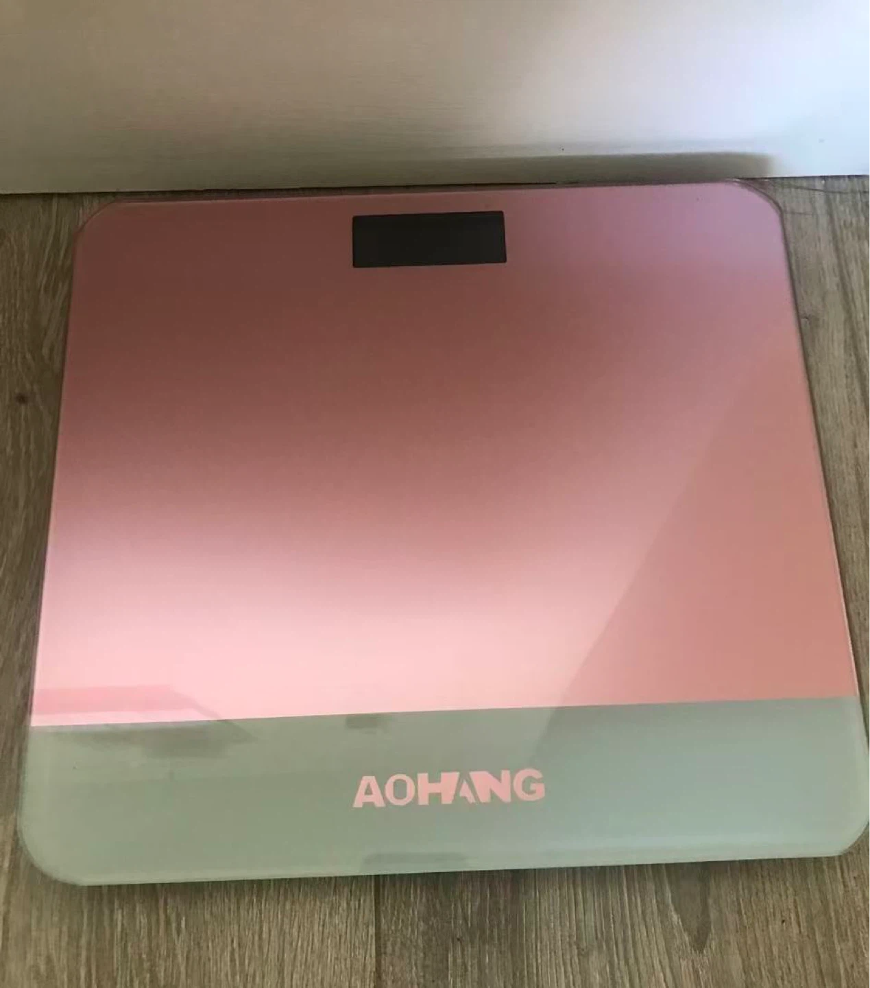 AOHANG Digital Bathroom Scale - Pink and Green