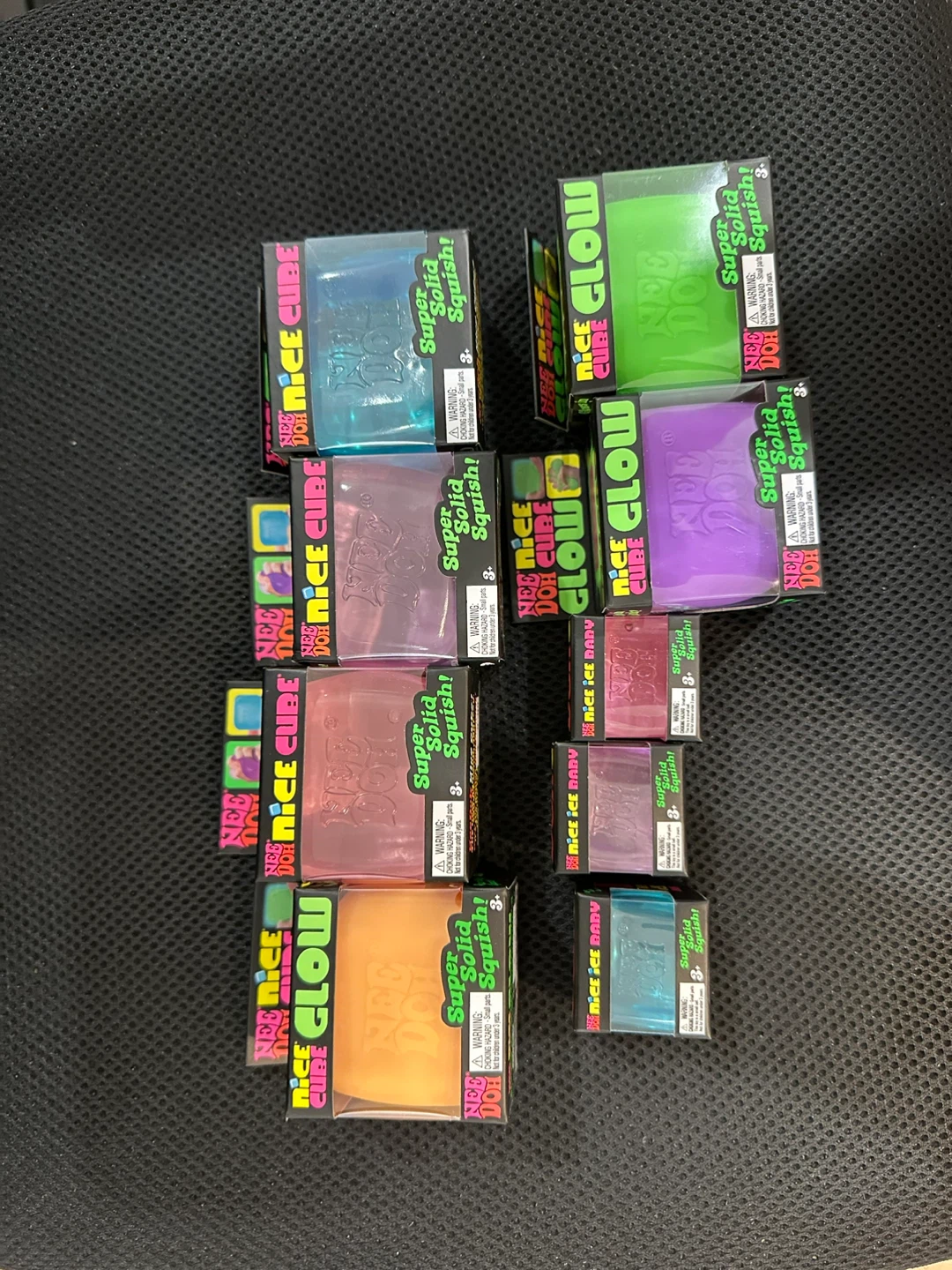 Needoh Nice Cube Glow Solid Squish Toy Assortment (authentic) - photo 2