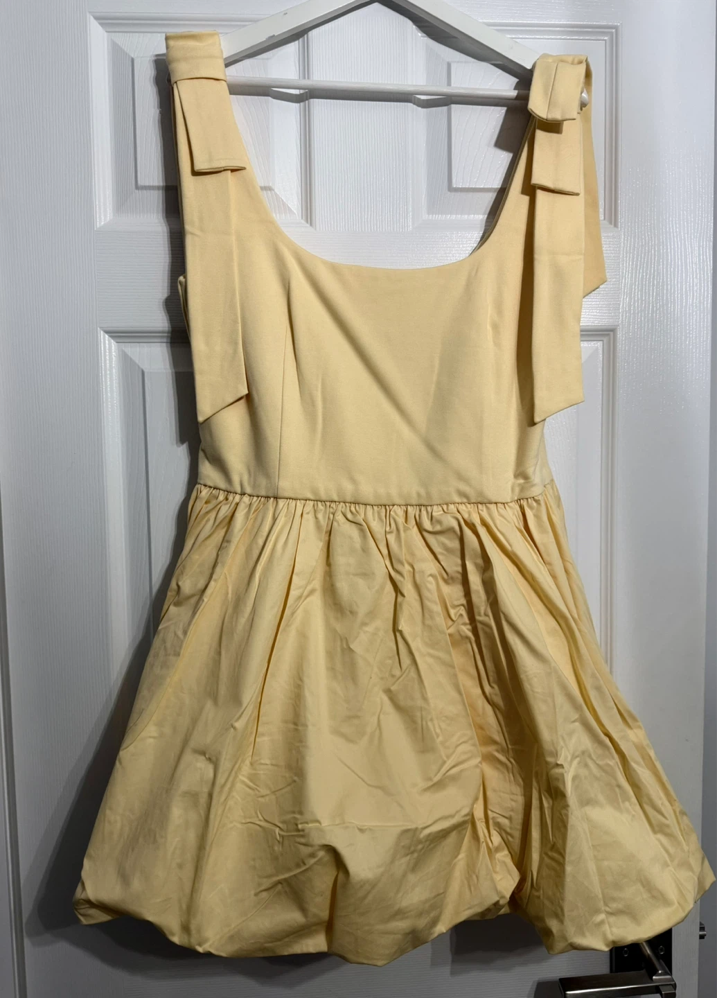 Camila Coelho Yellow Dress with Bow Shoulders - photo 2