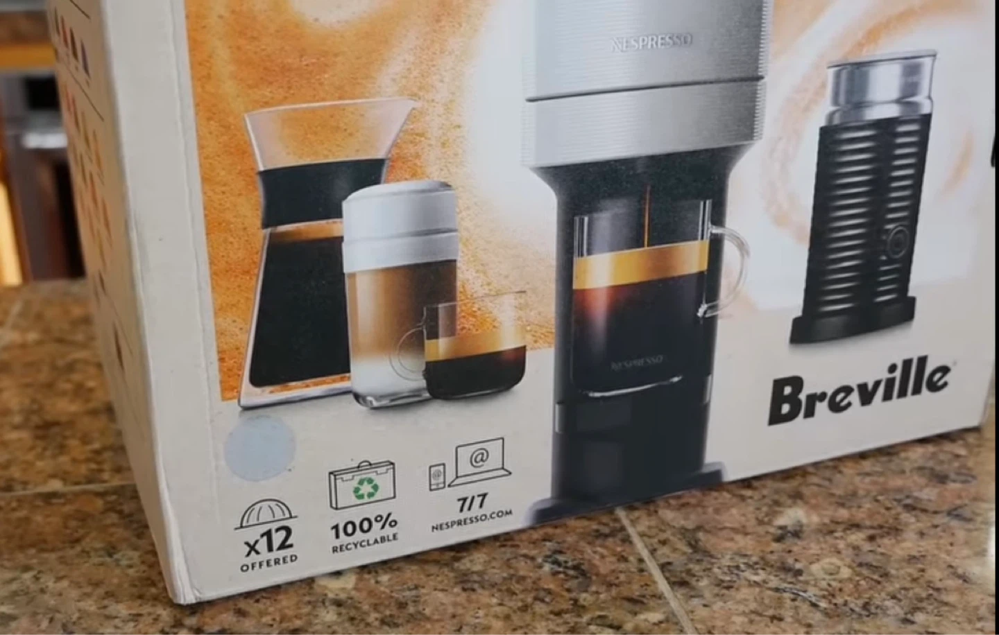 Nespresso Vertuo Next & Aeroccino3 Coffee Machine