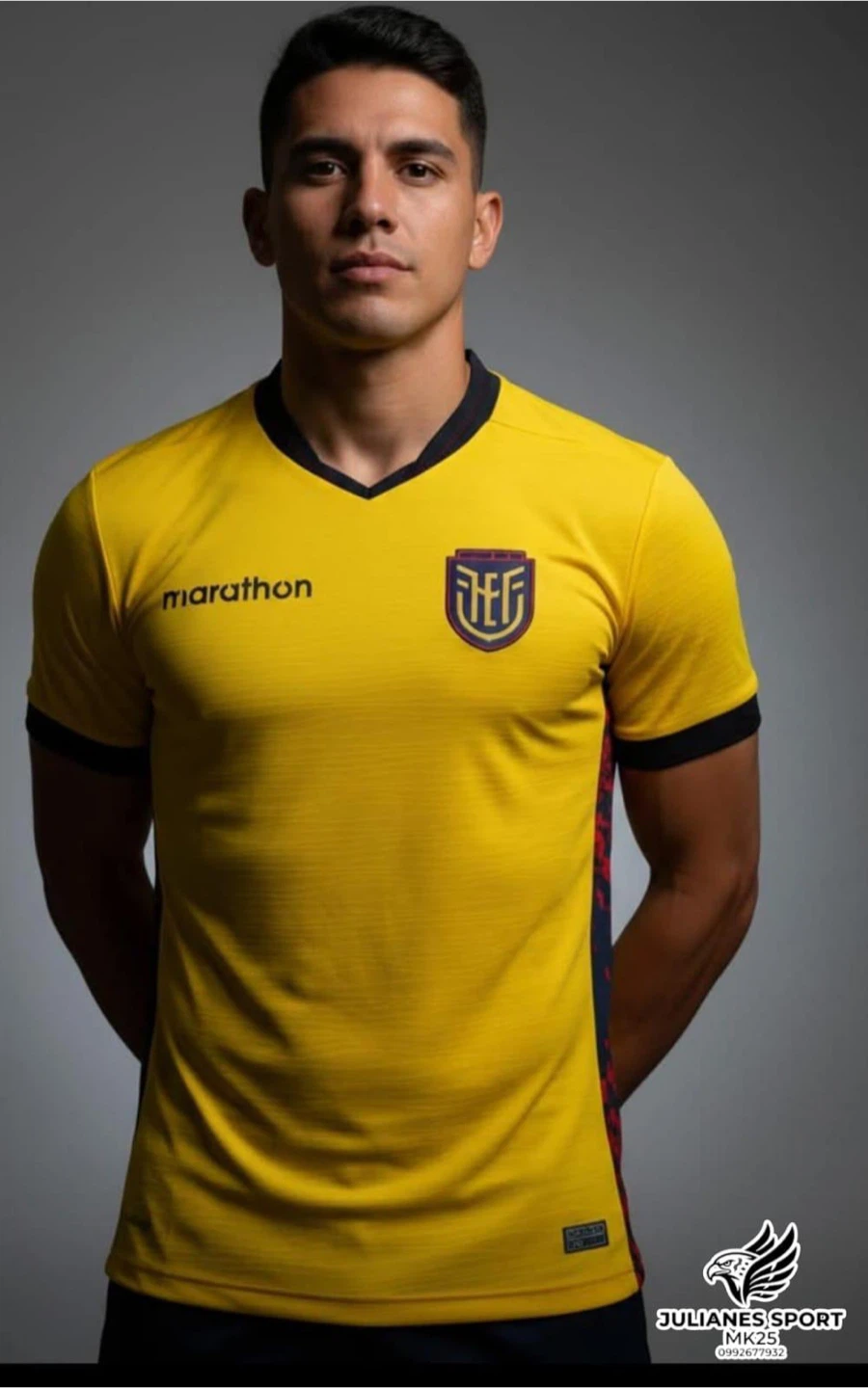 Marathon Ecuador National Team Soccer Jersey - photo 4