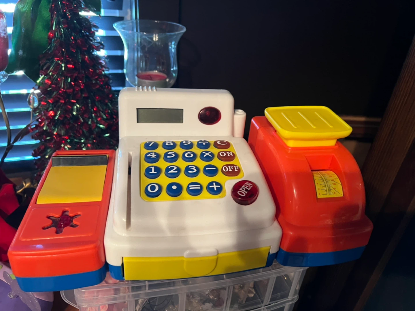 Kids Toy Cash Register with Scale