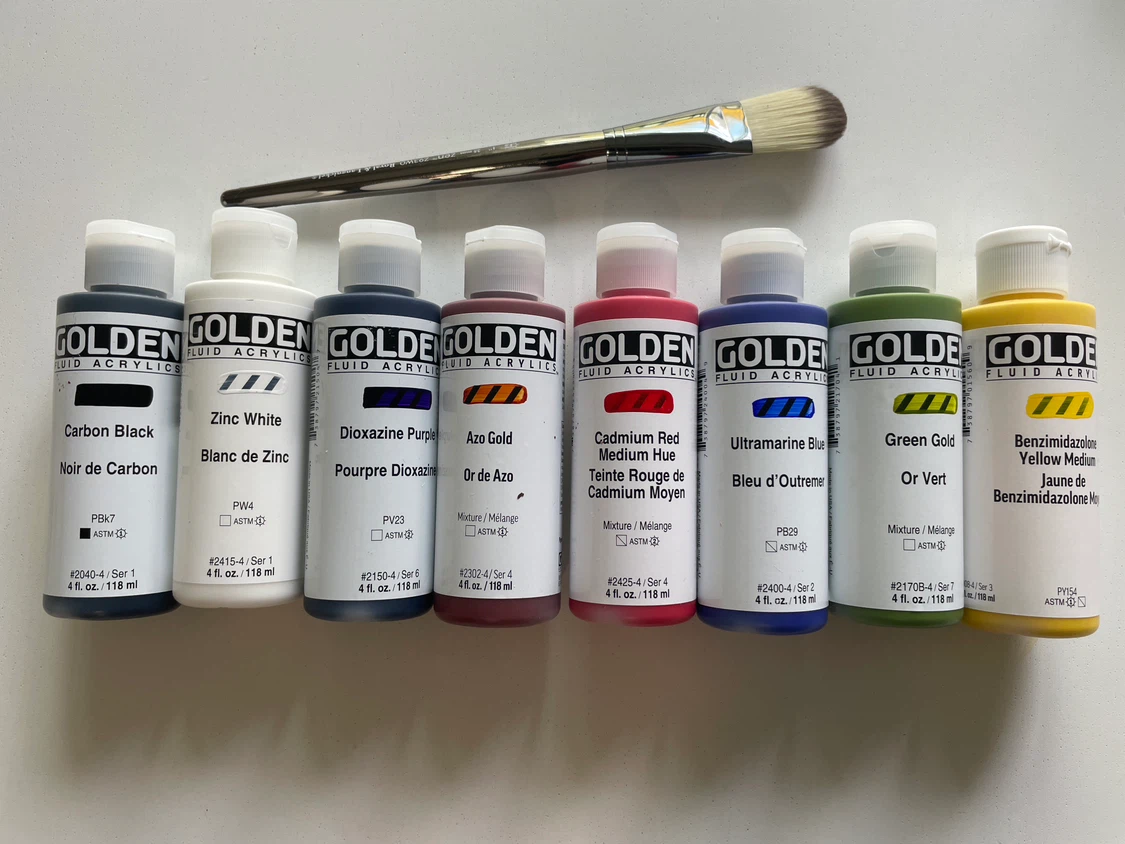Golden Fluid Acrylics Paint Set