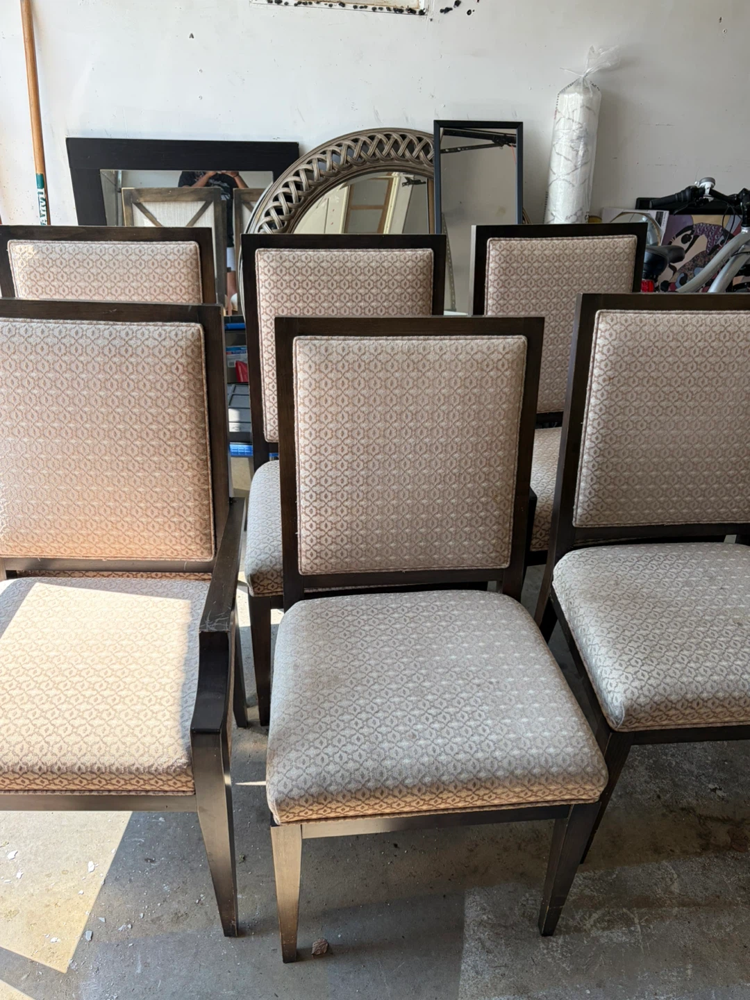 Set of 6 Upholstered Dining Chairs - photo 2