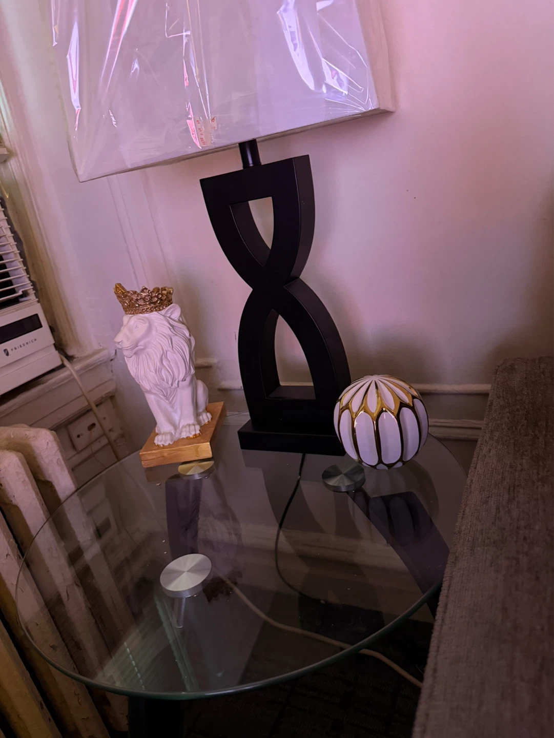 Black Infinity Table Lamp
