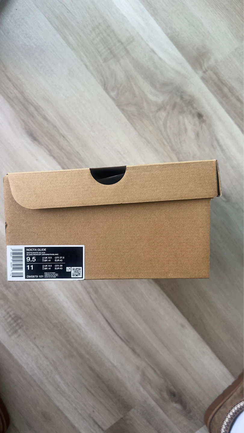 Nike NOCTA Glide White Black Sneakers - photo 2