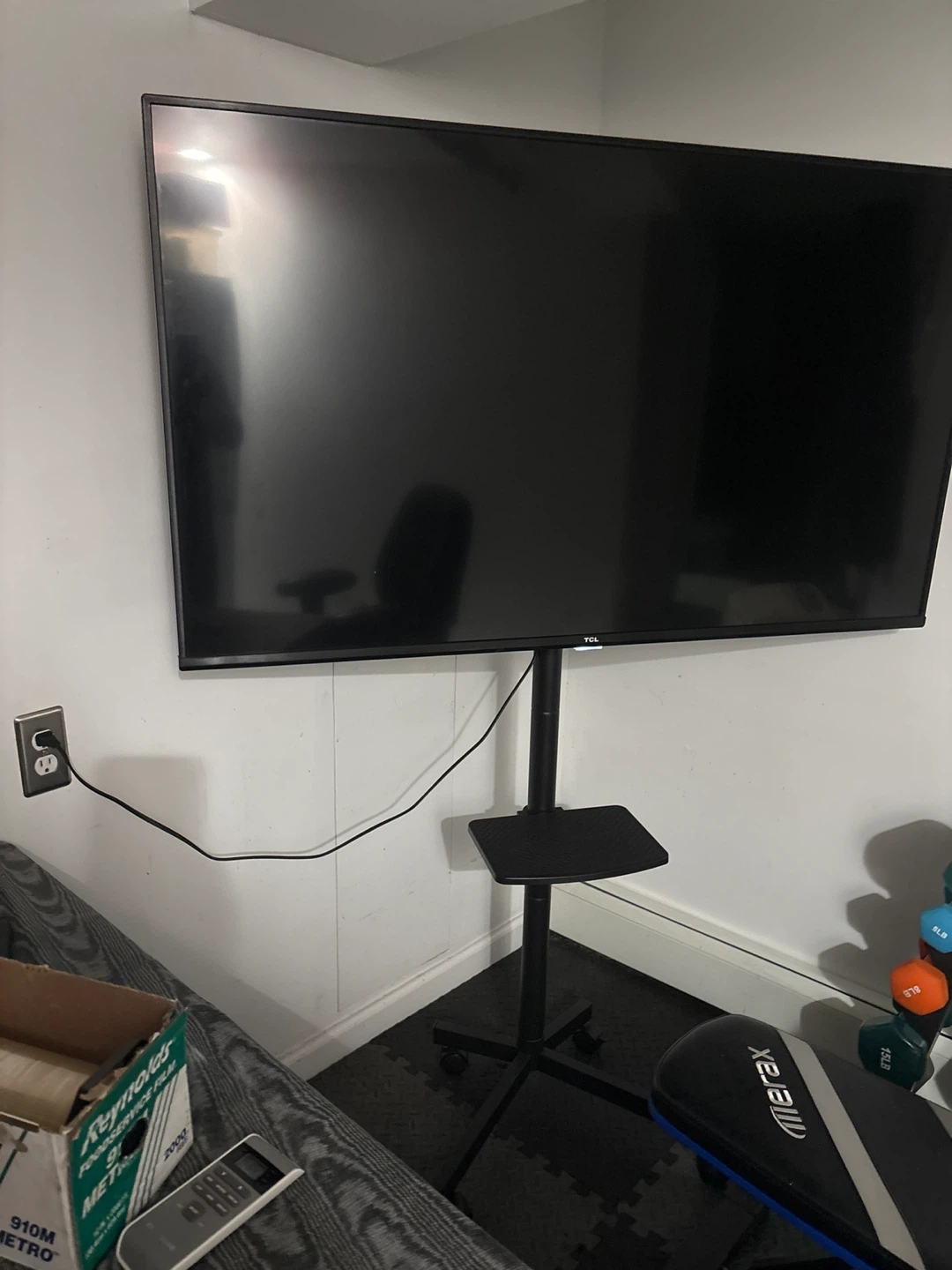 TCL Television with Rolling Stand