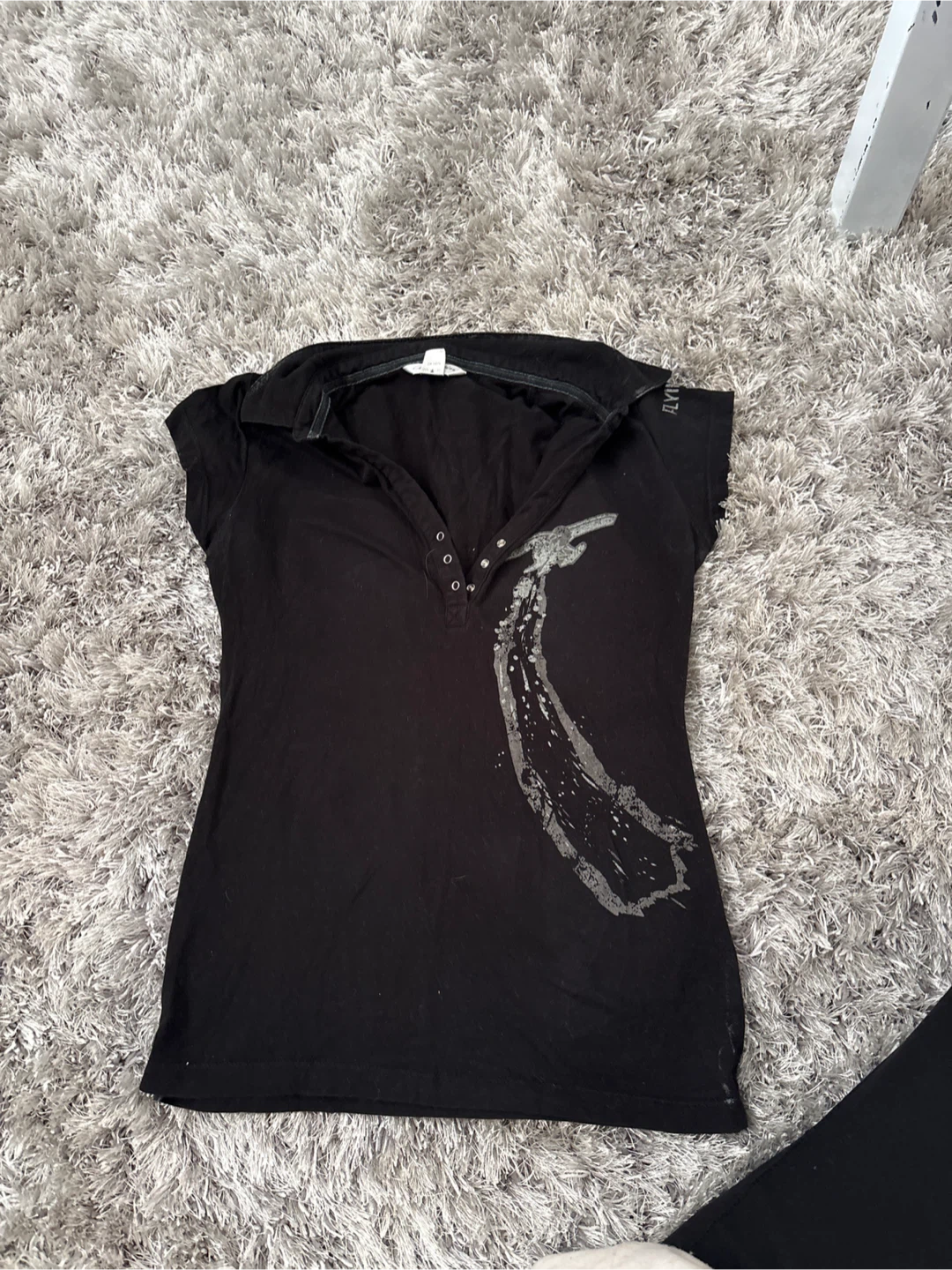 Black Graphic Shirt
