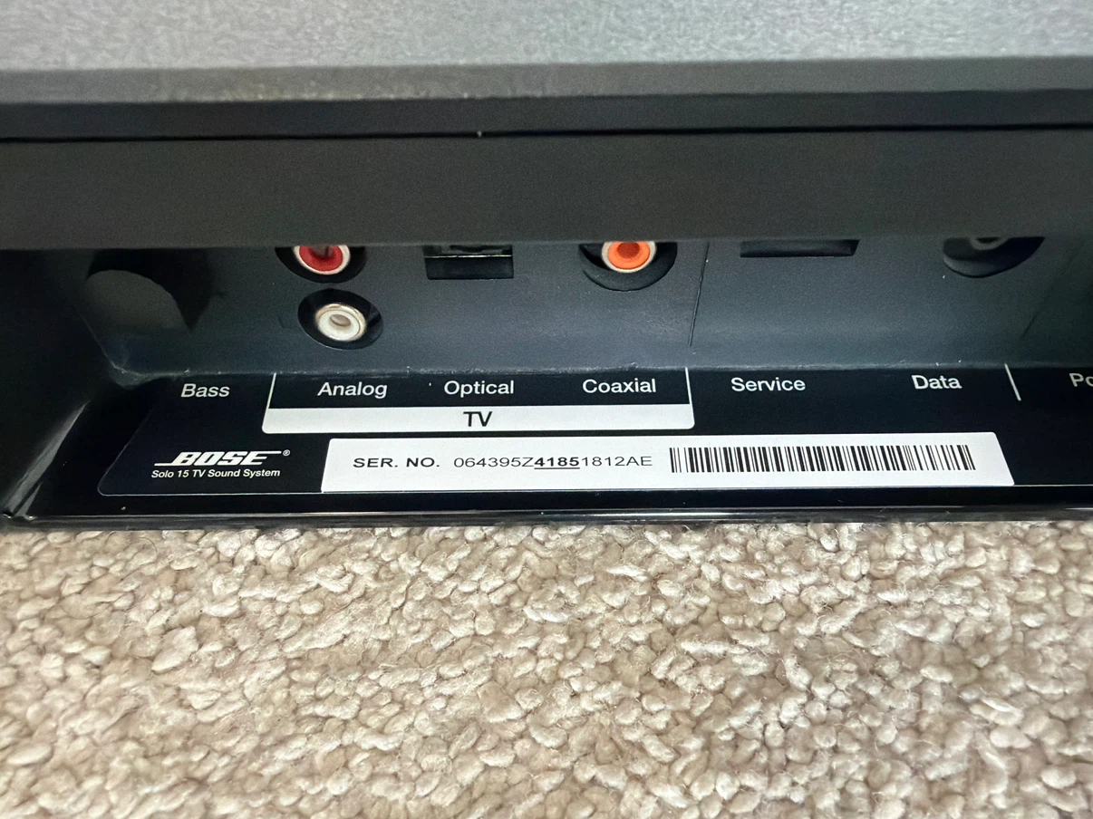 Bose Solo 15 TV Sound System - photo 4