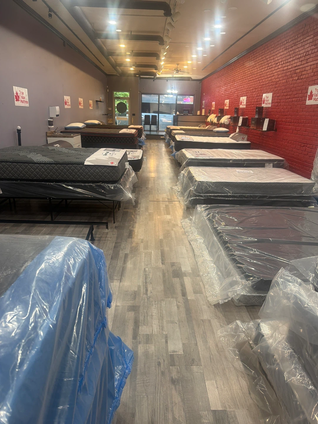 True Value Mattress Display