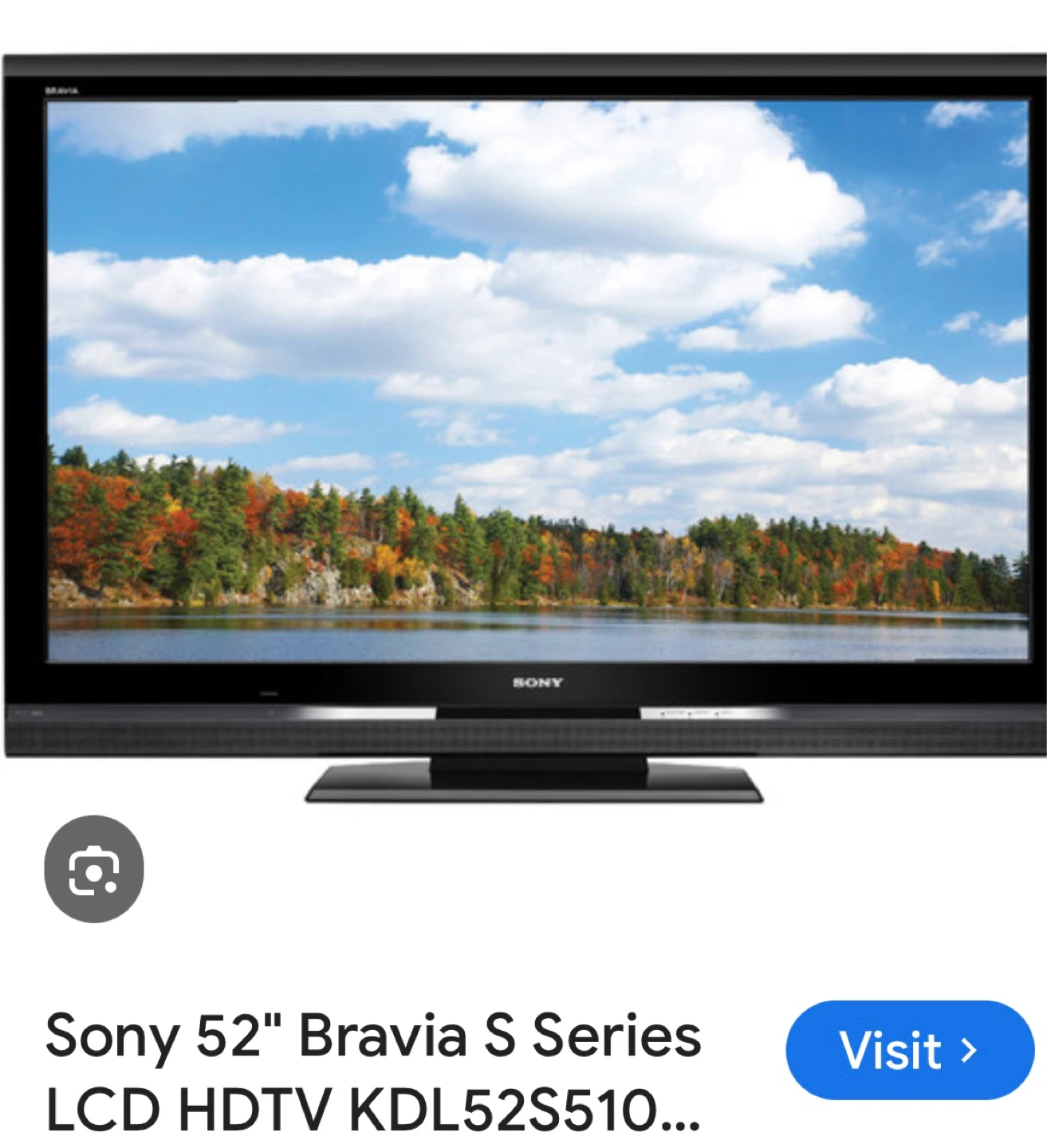 52” Sony Bravia TV television