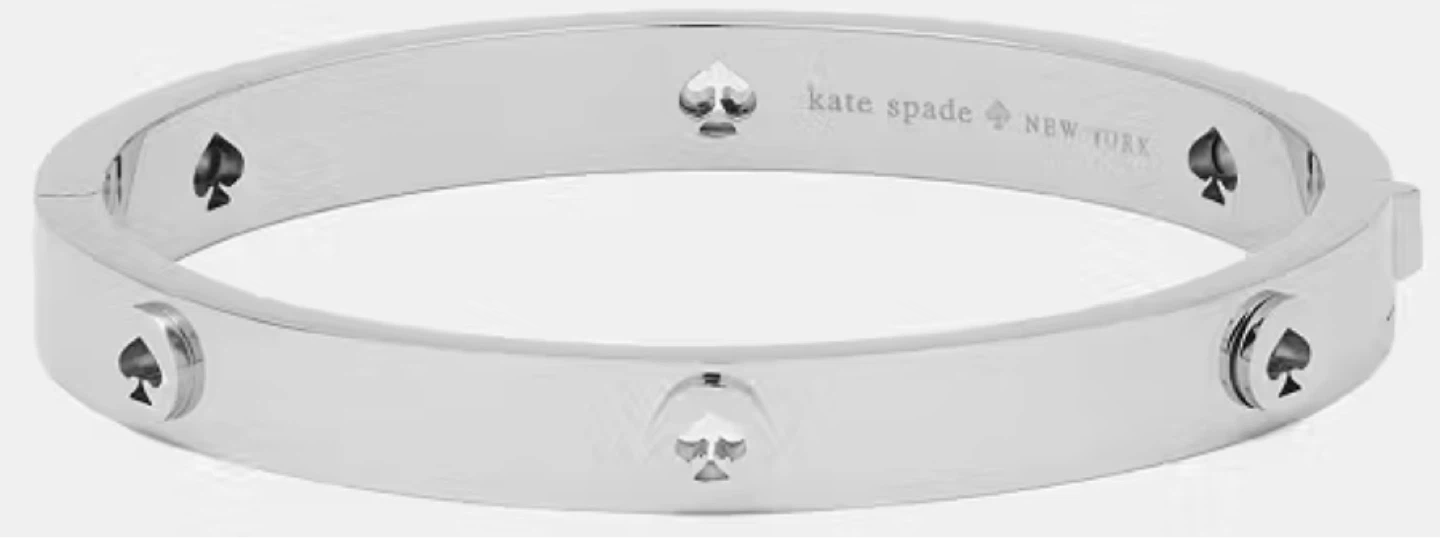 KATE SPADE Spot The Spade Studded Hinged Bracelet KE759 New