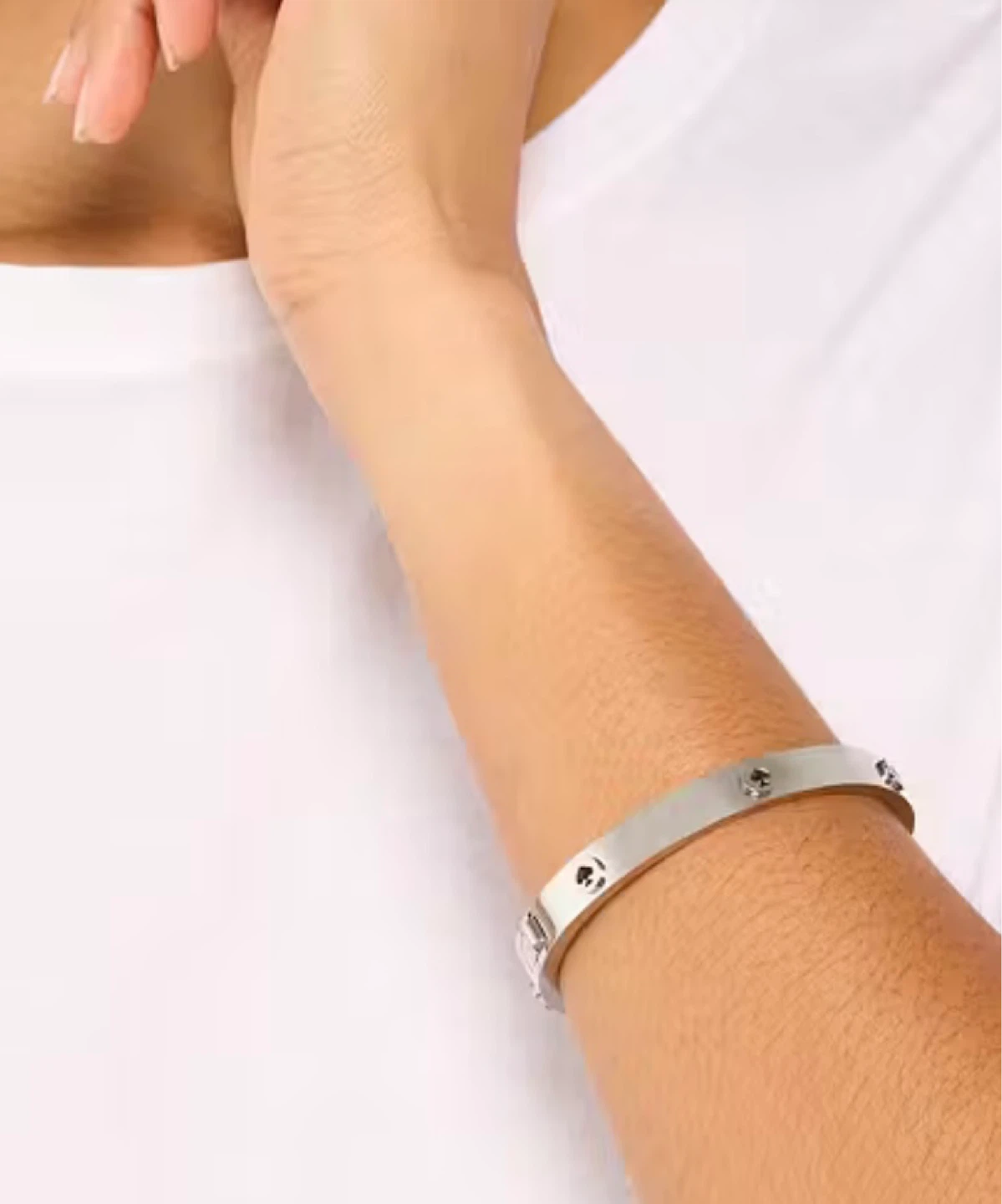 KATE SPADE Spot The Spade Studded Hinged Bracelet KE759 New - photo 3