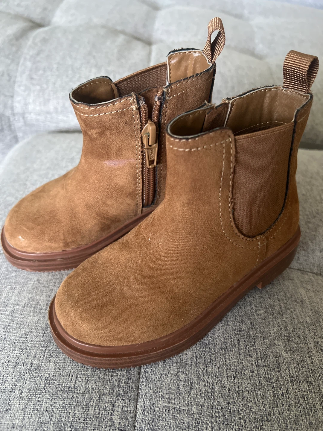 Brown Suede Chelsea Boots - H&M