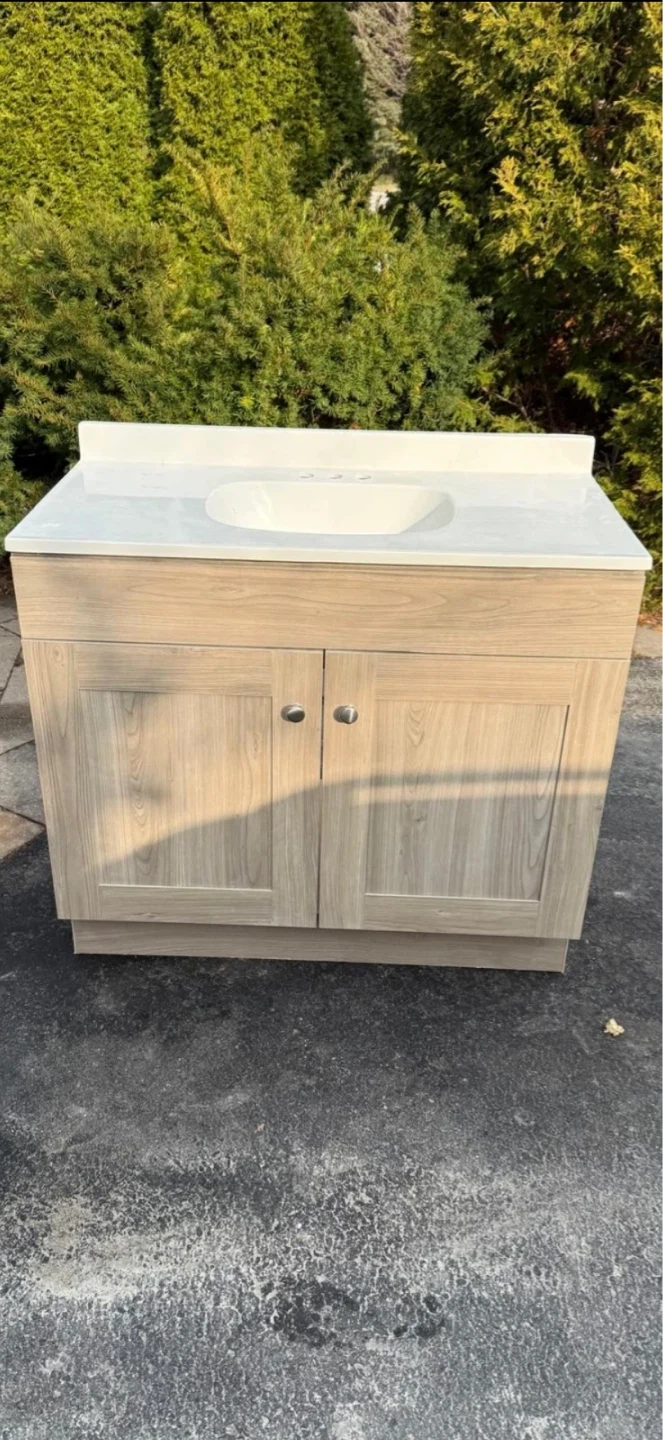 Bathroom Vanity with Sink Top – Excellent Condition- Never used!