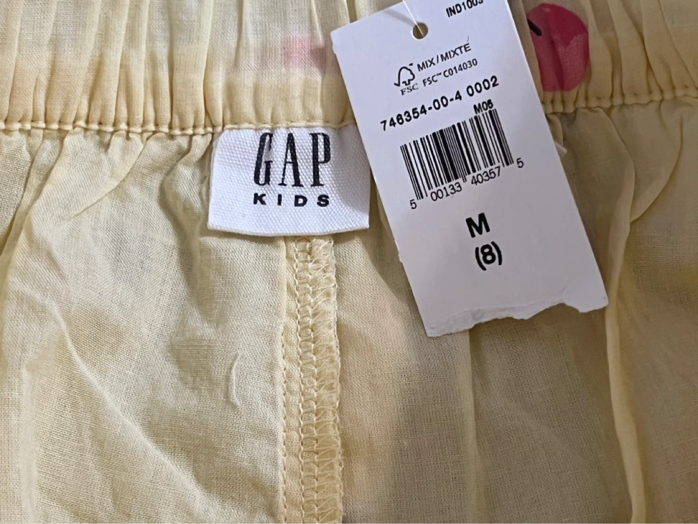 Brand New Gap Kids Cherry Print 2-Piece Set – Size Medium (8) 🍒 - photo 4