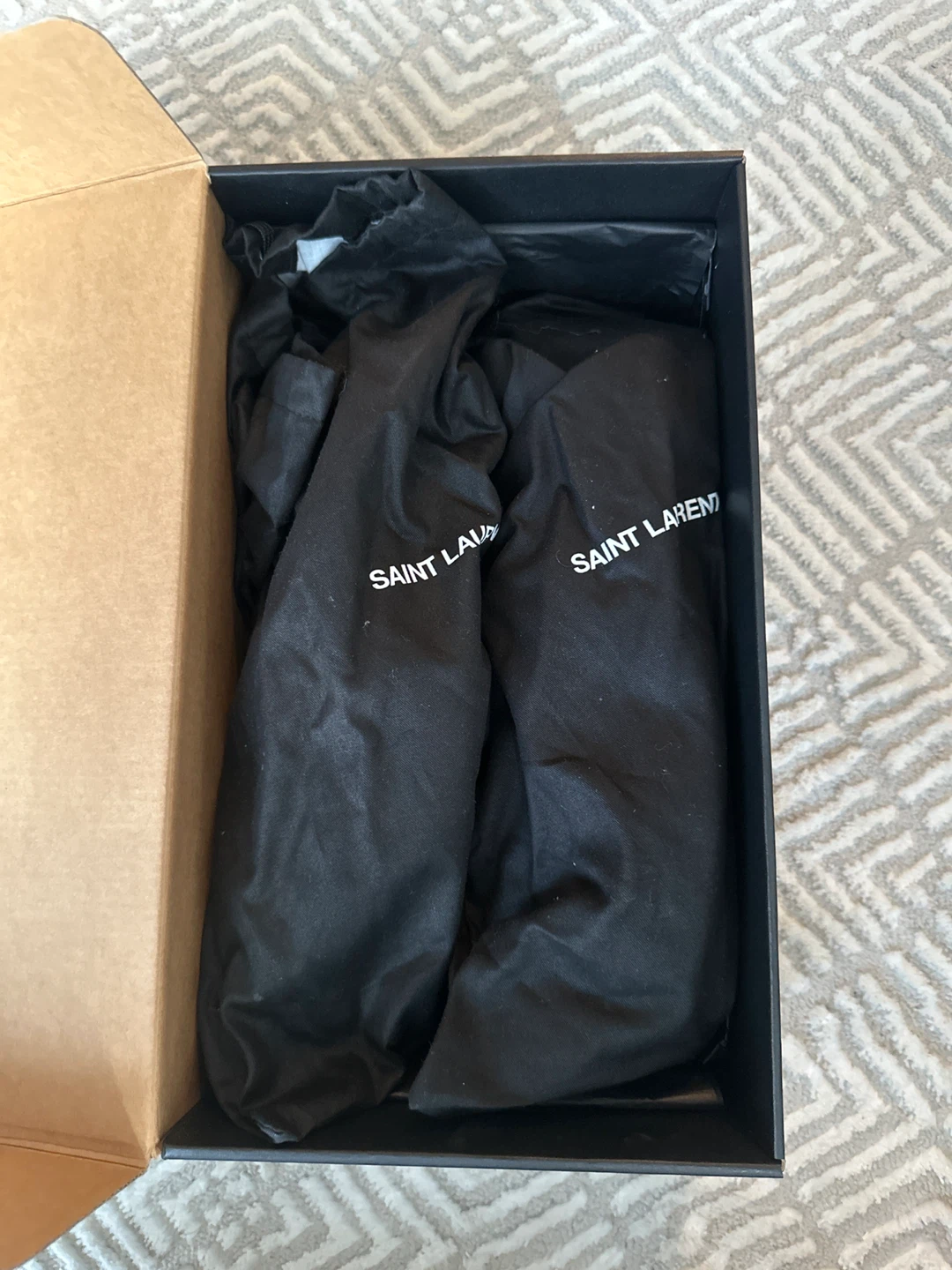 Saint Laurent Pink Boombox Slip-On Shoes Size 42 - photo 3