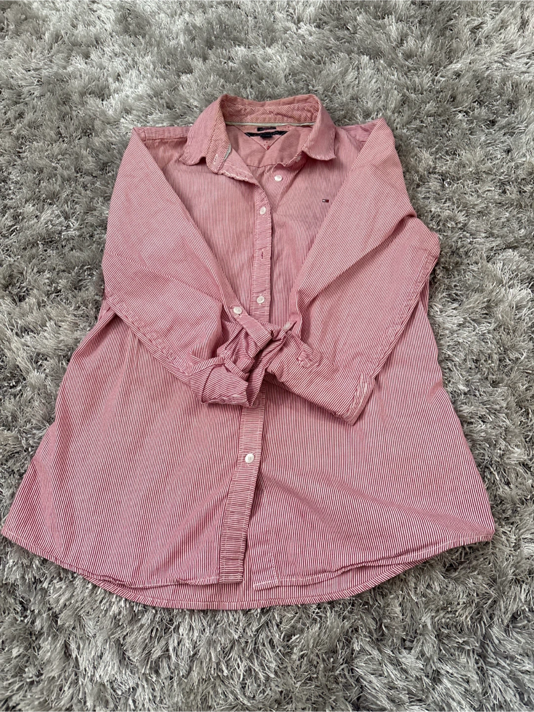 Tommy Hilfiger Striped Button-Up Shirt