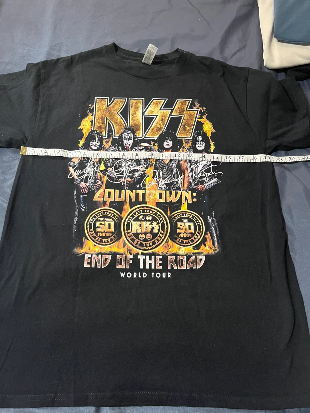 M size KISS "End of the Road" World Tour T-Shirt - photo 2
