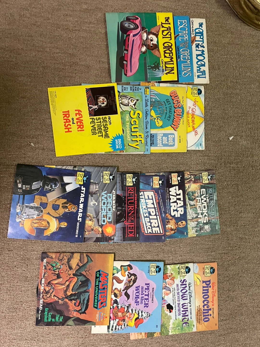 Vinyl record collection (children’s stories)