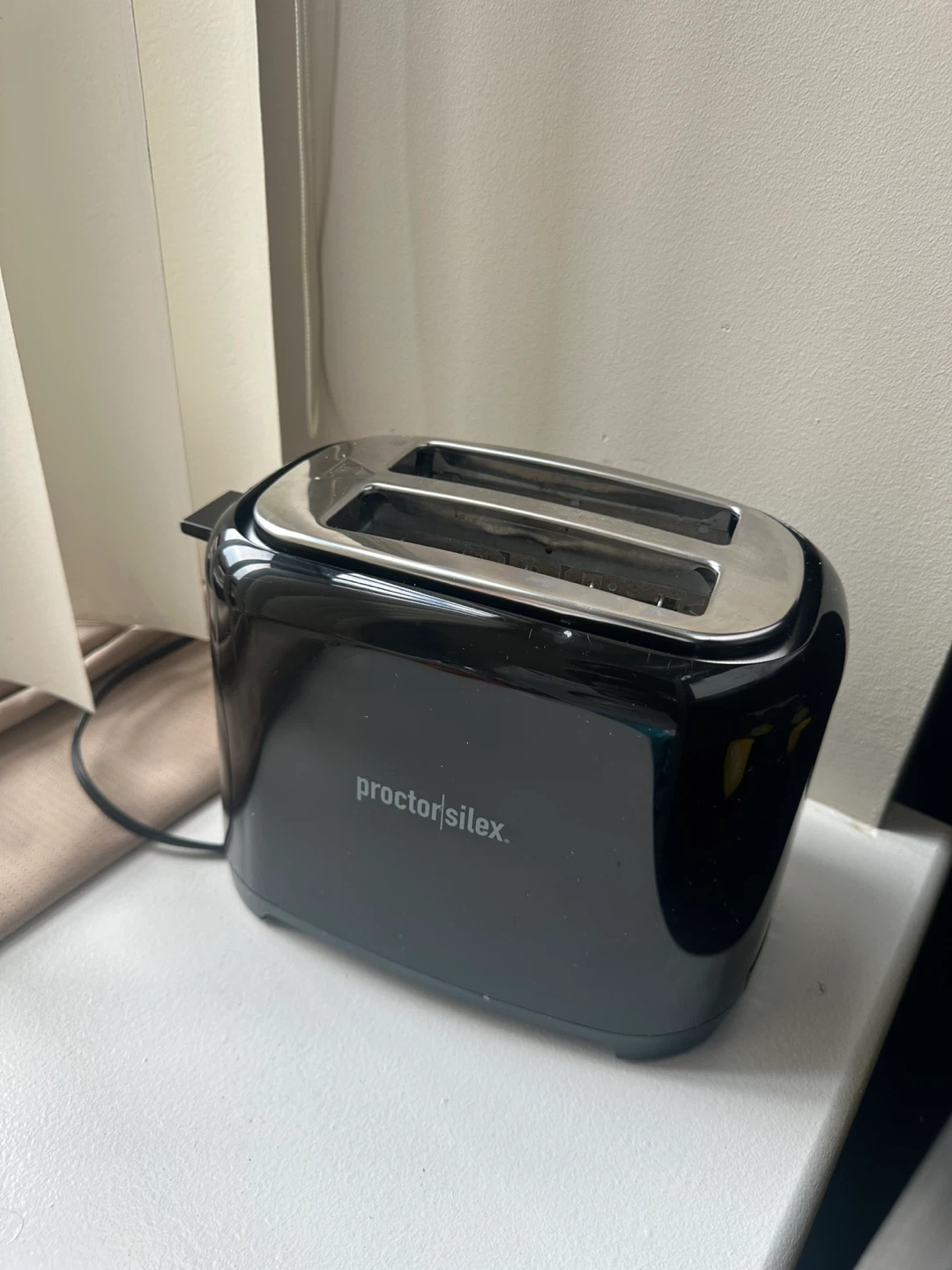 Proctor Silex Black 2-Slice Toaster