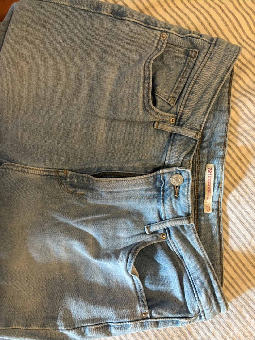 Levi's 711 Skinny Jeans Light Wash Size 29 - photo 2