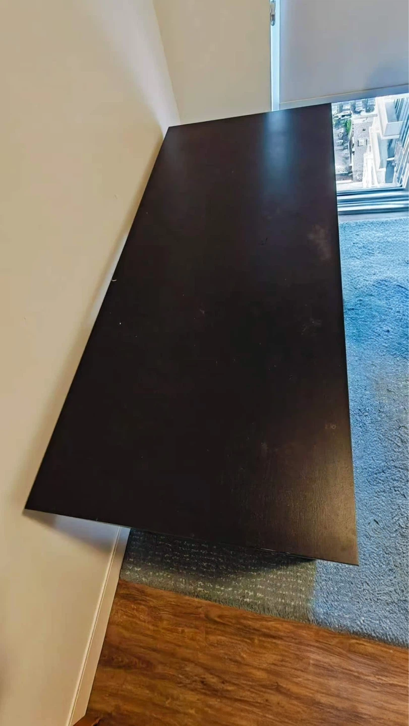 🔥Moving Sale🔥 150cm*65cm Black Console Table - photo 3