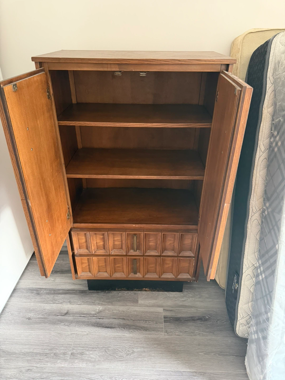 Vintage Wooden Armoire / Dresser - photo 2