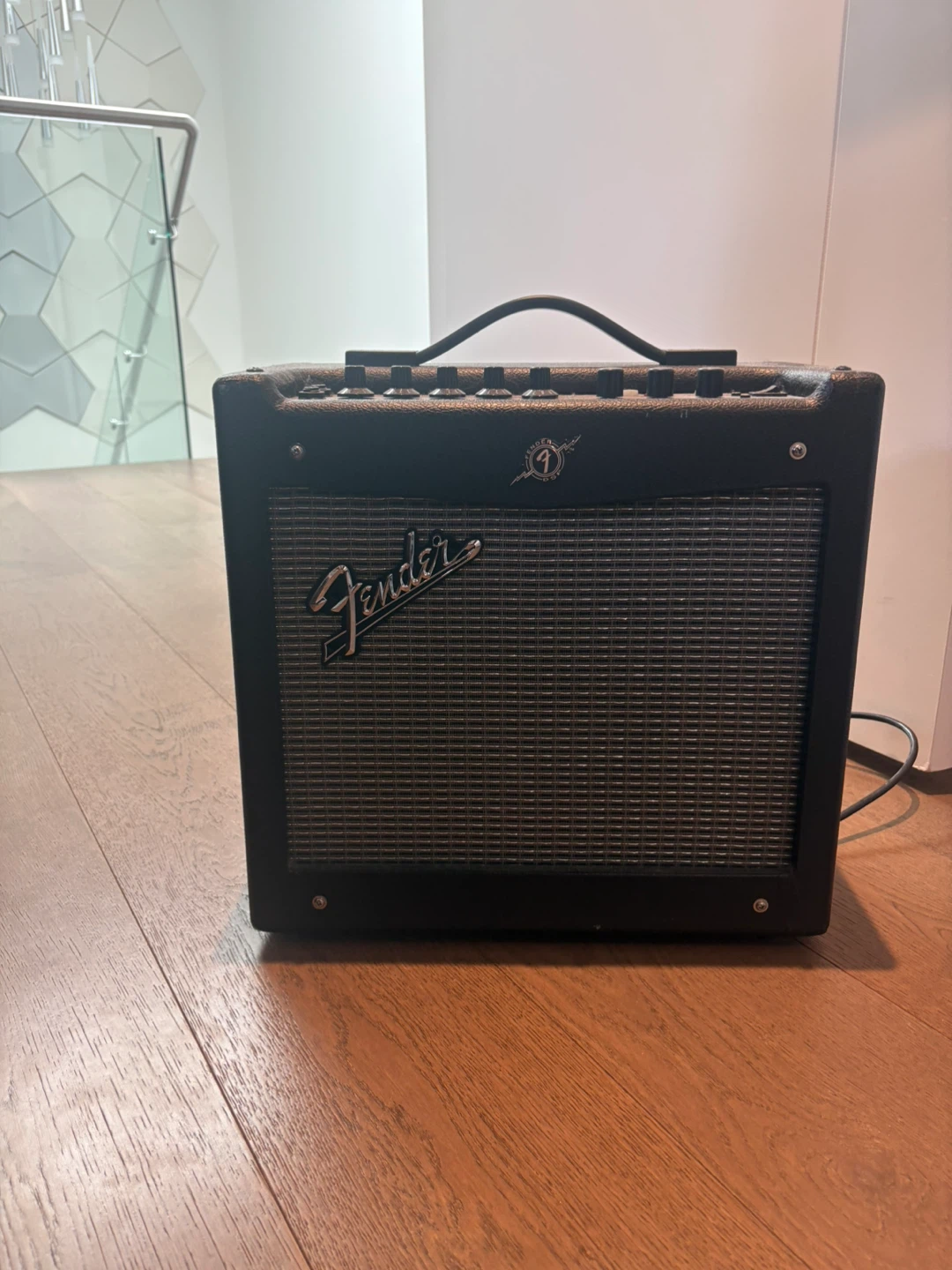 Fender Mustang I Guitar Amplifier & Guitar Gig Bag