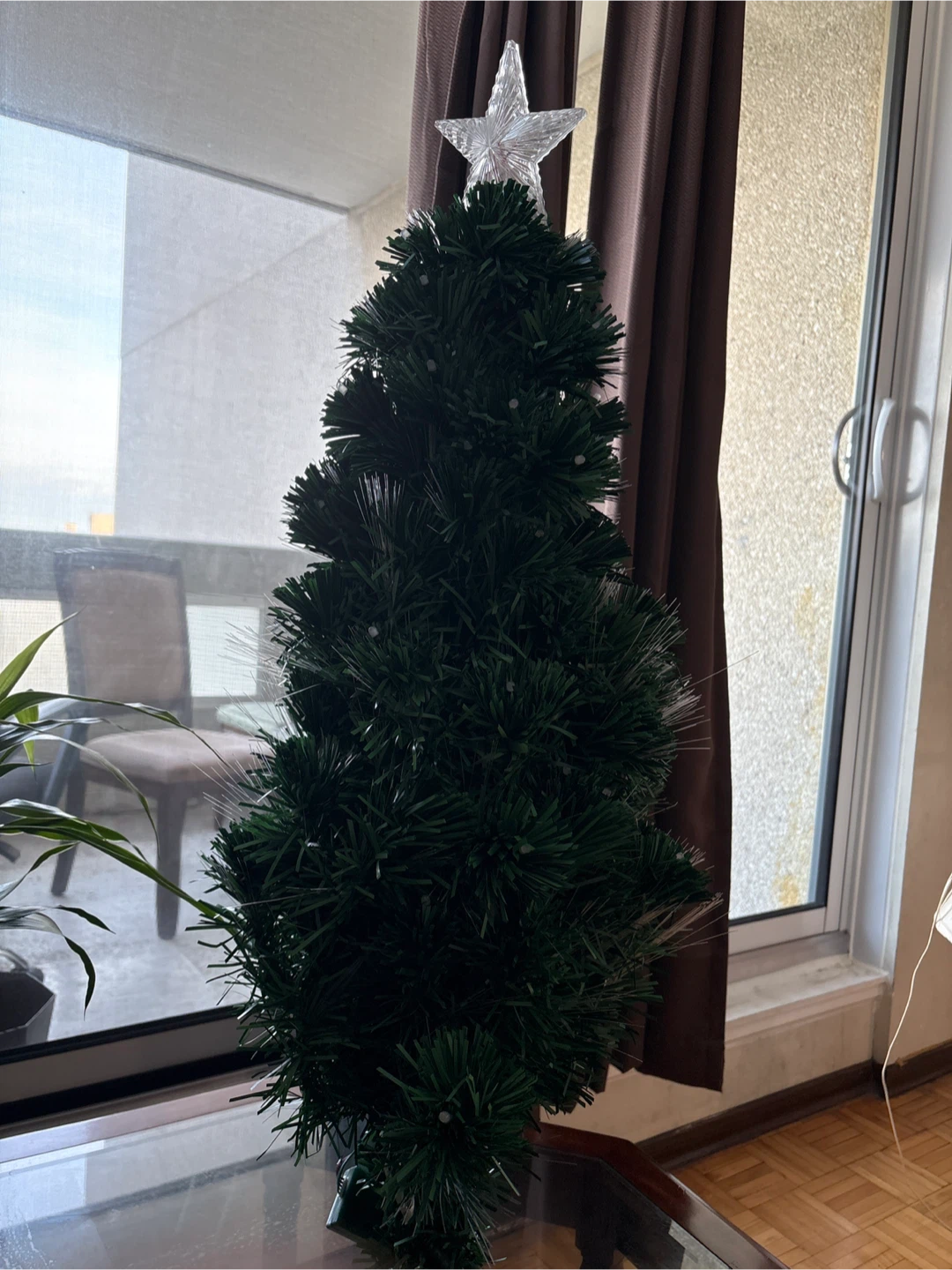 Small Artificial Christmas Tree with Star Topper