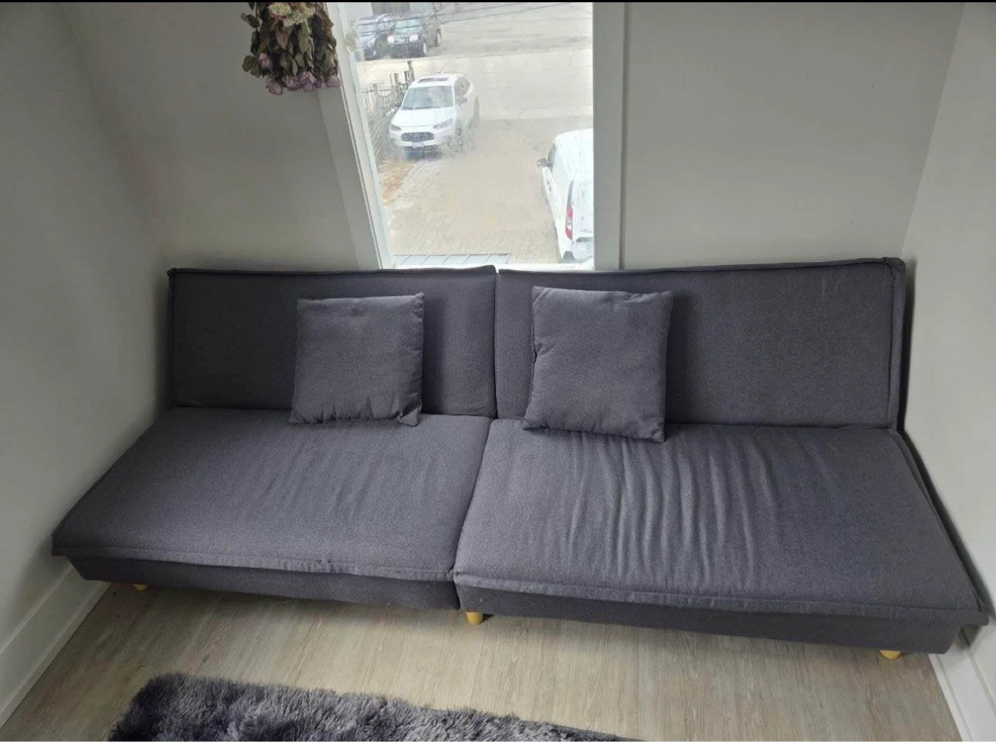 Grey Futon Sofabed